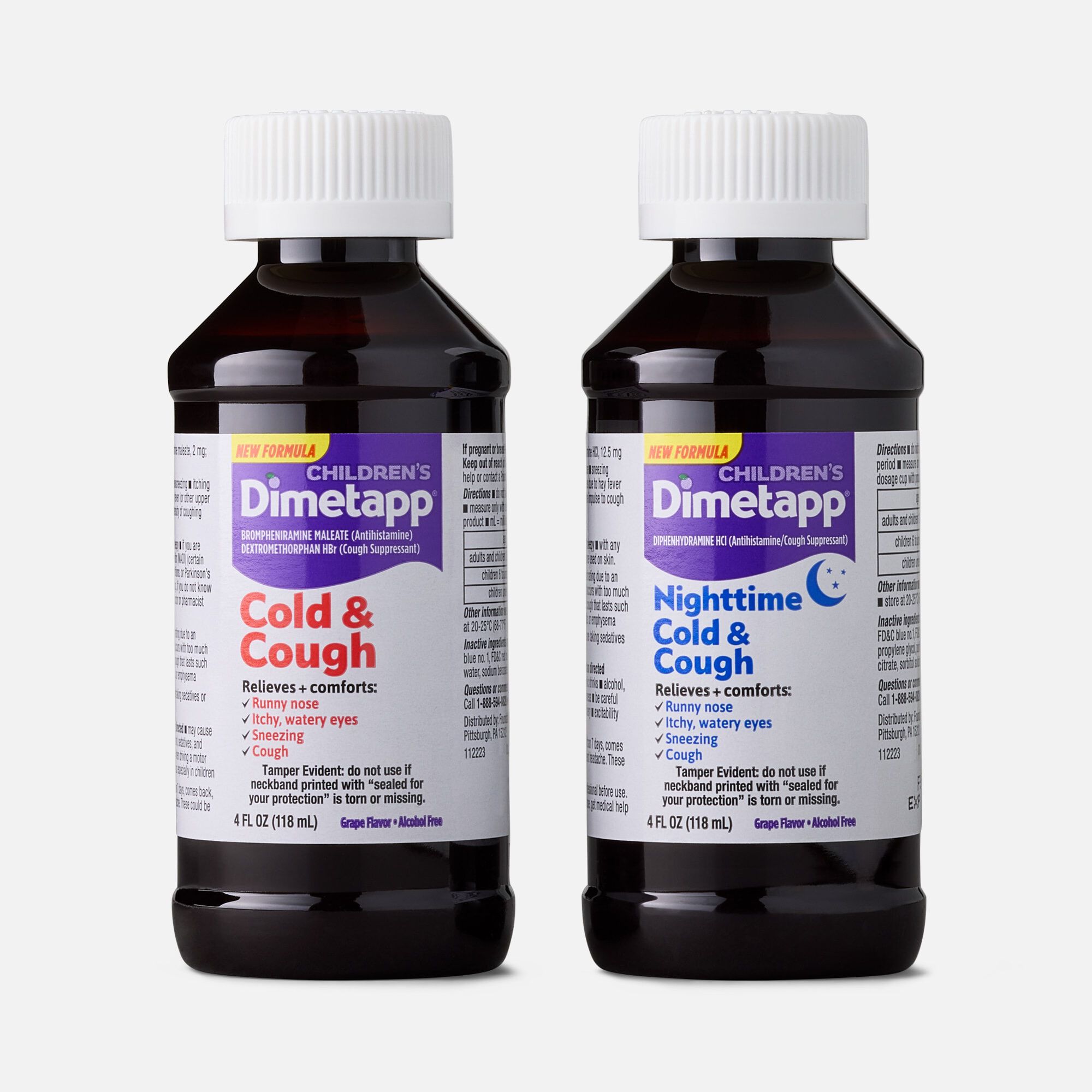 Children's Dimetapp Cold & Cough Daytime + Nighttime Combo Pack, 4 oz., , large
