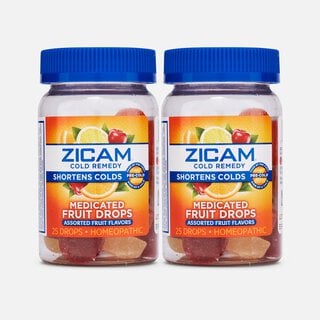 Zicam Cold Remedy Medicated Fruit Drops, 25 ct. (2-Pack), , large