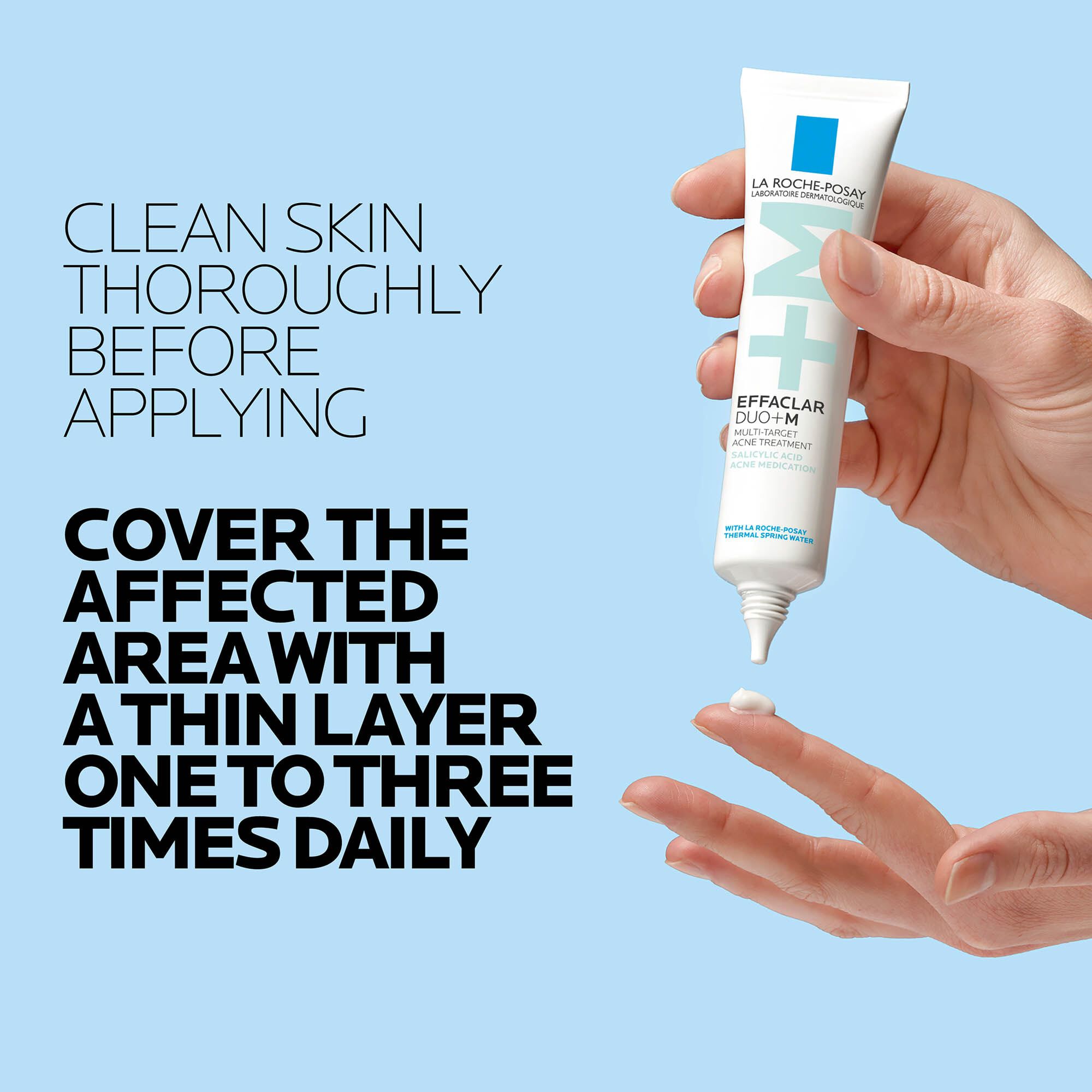 La Roche Posay Effaclar Duo+M Multi-Target Acne Treatment with Salicylic Acid, 1.35 fl. oz., , large