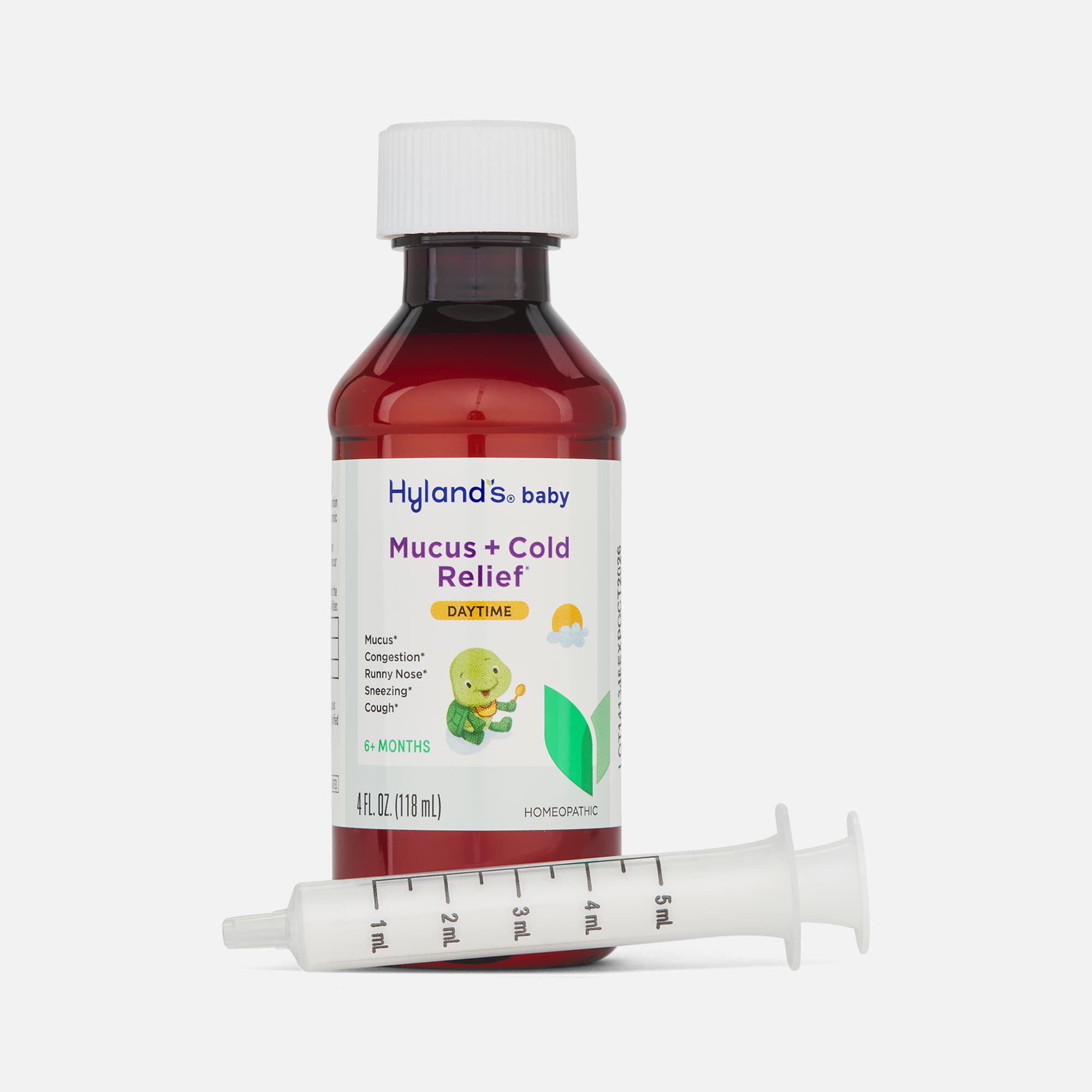 Hyland's Baby Mucus + Cold Relief Day & Night Combo Pack, Two 4 oz. Bottles, , large