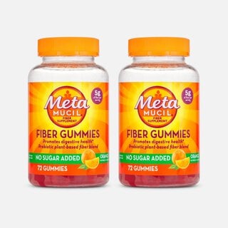Metamucil Fiber Gummies, No Sugar Added, Orange, 72 ct. (2-Pack), , large
