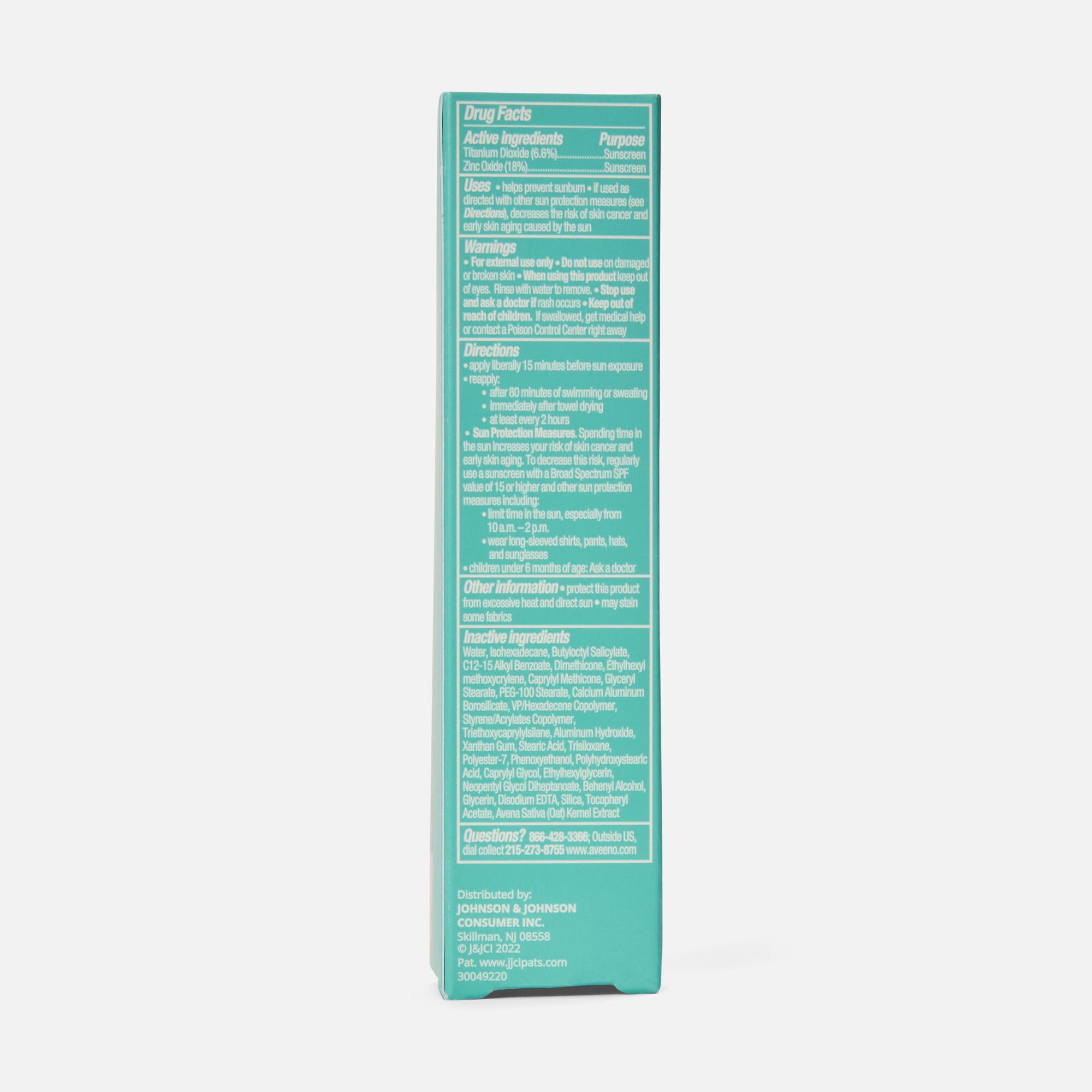 Aveeno Protect + Soothe Face Mineral Sunscreen SPF 30, 1.7 oz., , large