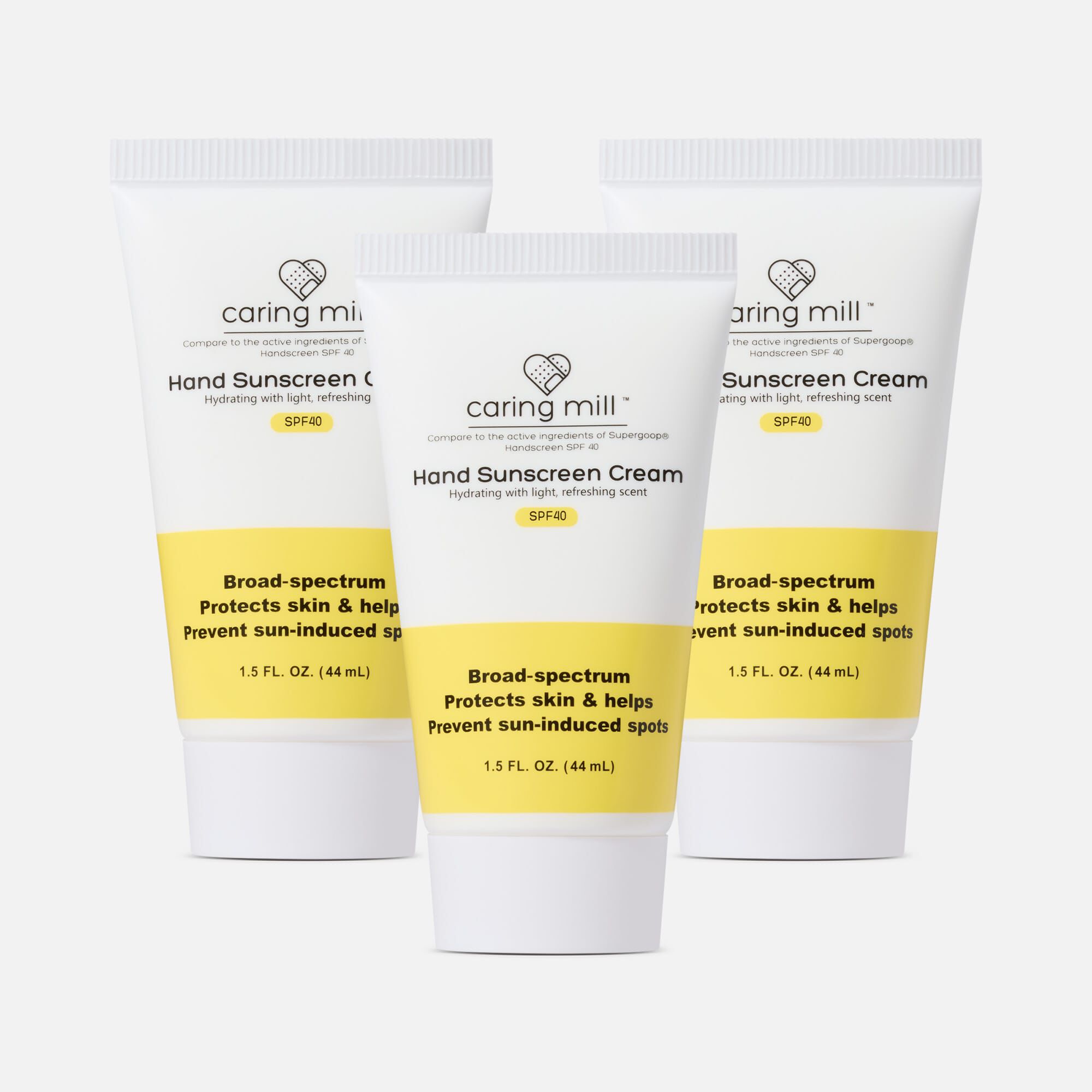 Caring Mill™ Hand Cream with SPF 40, 1.5 oz.  (3 pack)
