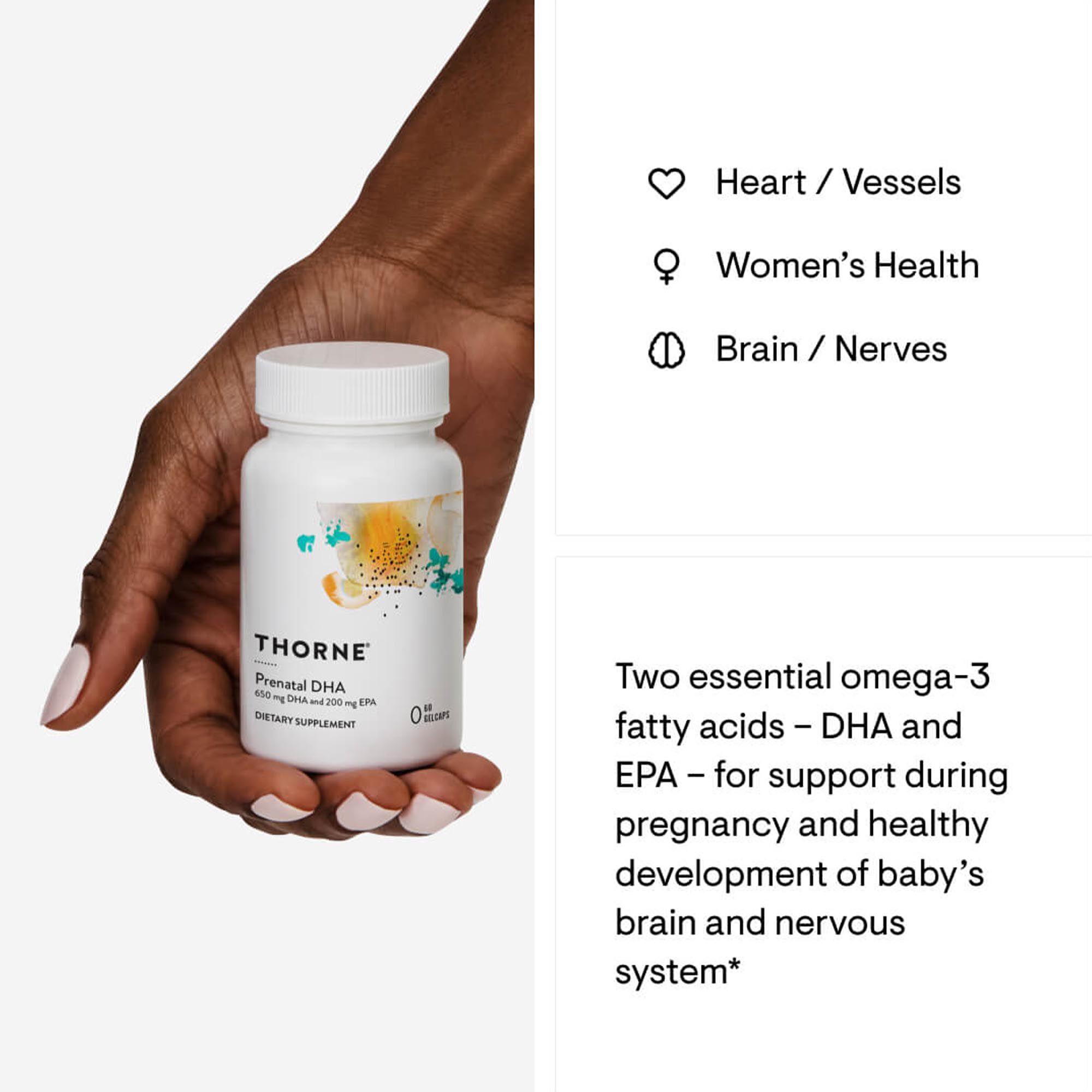 Thorne Prenatal DHA Gelcaps, 60 ct., , large