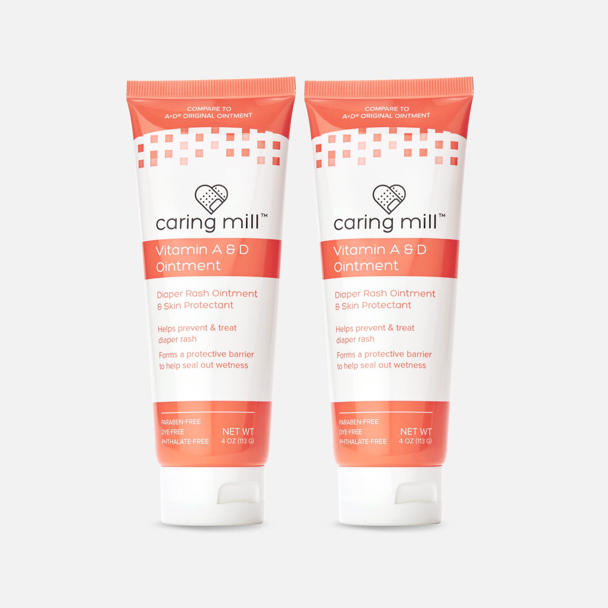 Caring Mill™ Vitamin A&D Ointment, 4 oz. (2-Pack)