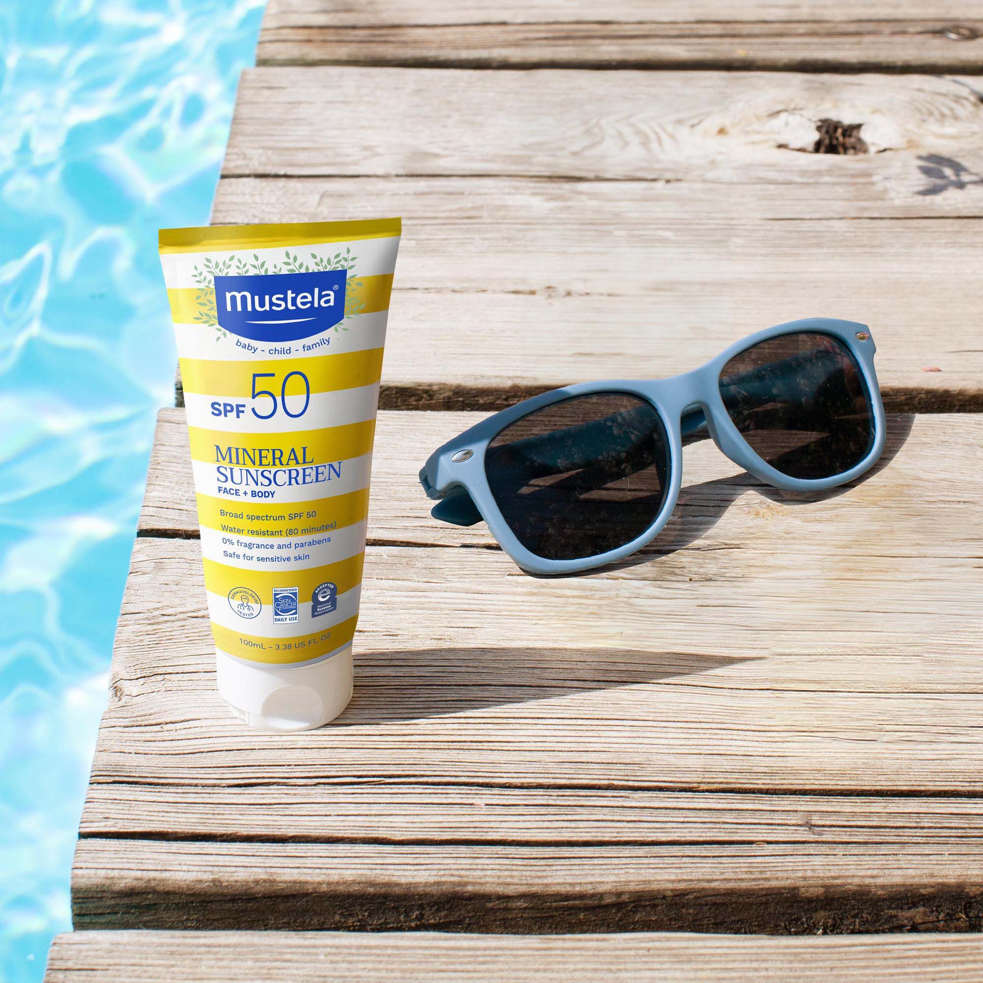Mustela Mineral Sunscreen Lotion, SPF 50, 3.38 oz., , large