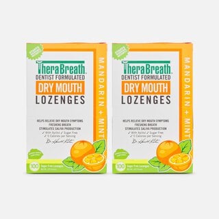 TheraBreath Dry Mouth Lozenges, Mandarin Mint, 100 ct. (2-Pack), , large