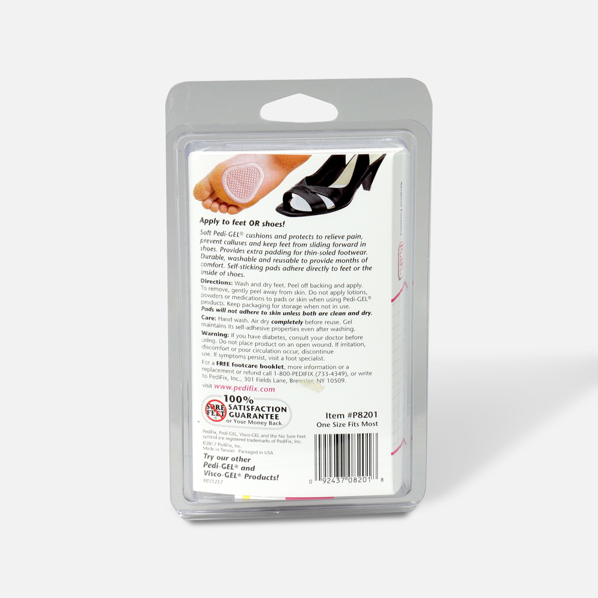 Pedifix Pedi-GEL Ball-of-Foot Pads, , large