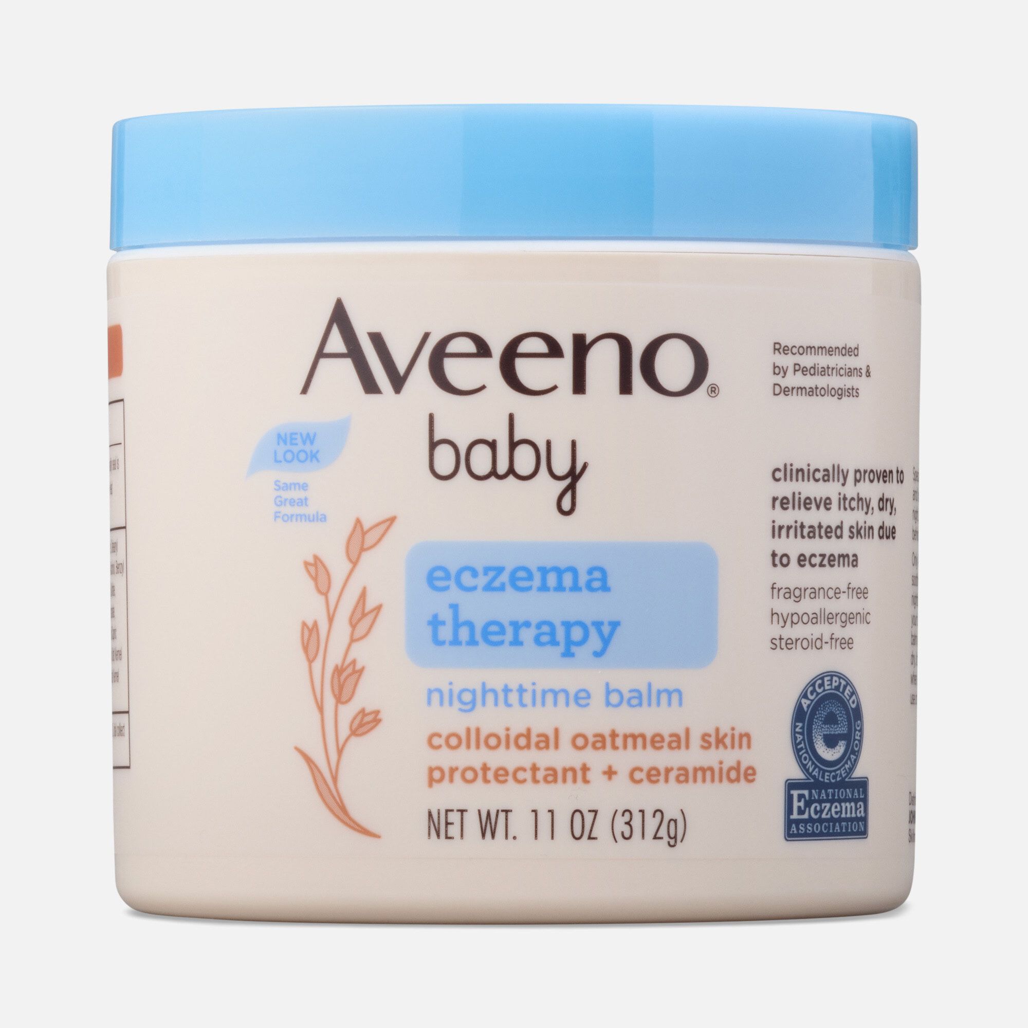 Aveeno Baby Eczema Therapy Nighttime Balm, 11 oz., , large
