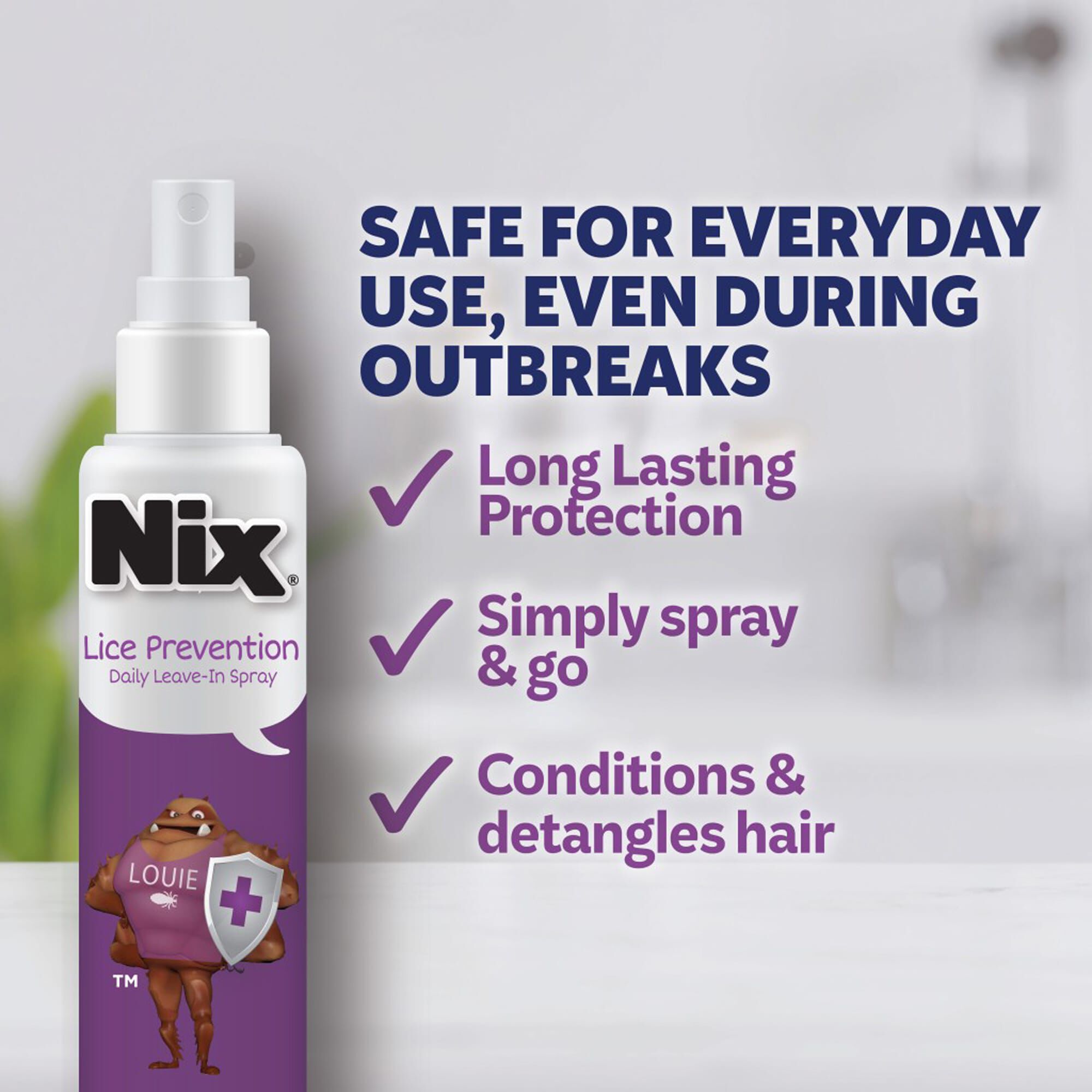 Nix® Ultra Super Lice Treatment and Prevention Kit, , large