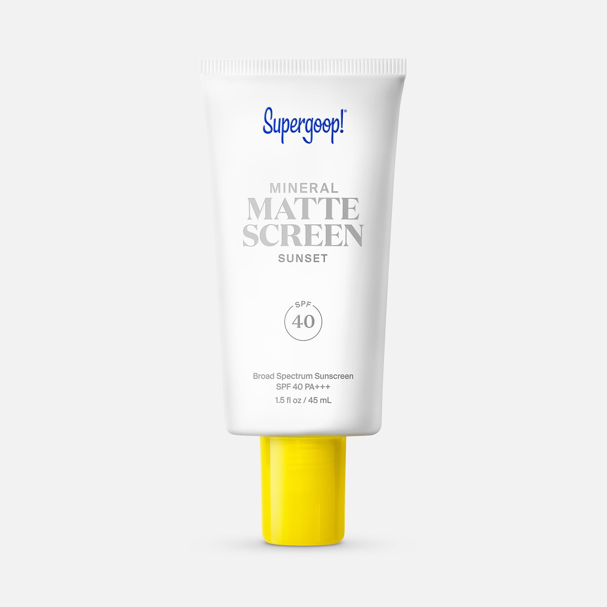 Supergoop! Mineral Mattescreen SPF 40, Sunset, 1.5 fl. oz.