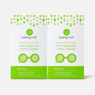 Caring Mill™ Pre-Moistened Lens Wipes, 200 ct. (2-Pack)
