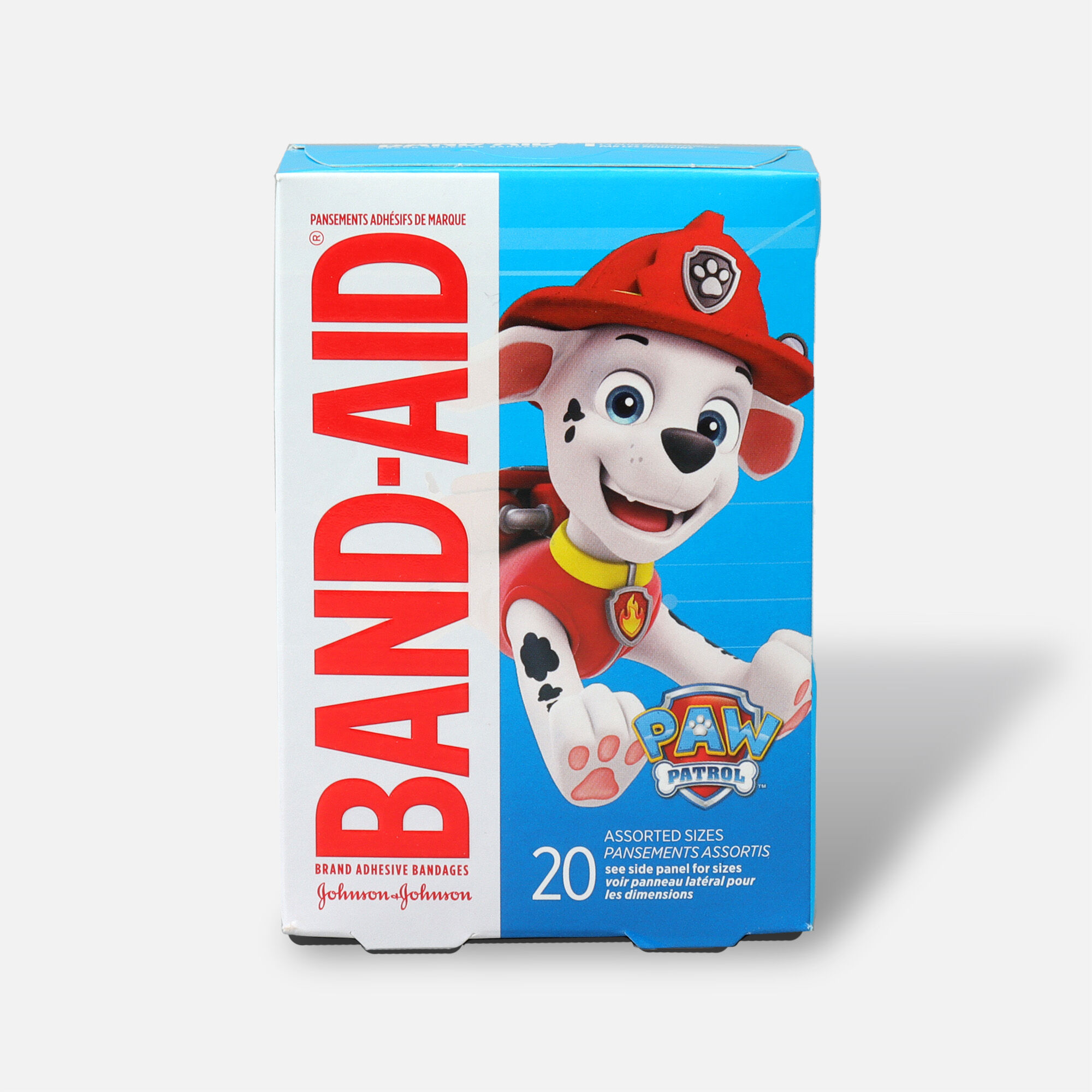 BAND-AID® Adhesive Bandages, Nickelodeon Paw Patrol, Assorted Sizes, 20 ct., , large