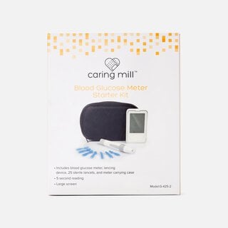 Caring Mill™ Glucose Meter Starter Kit, , large
