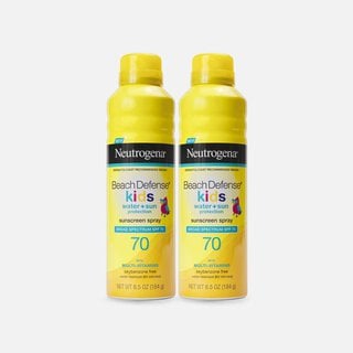 Neutrogena Beach Defense Kids Sunscreen Spray, SPF 70, 6.5 oz. (2-Pack), , large