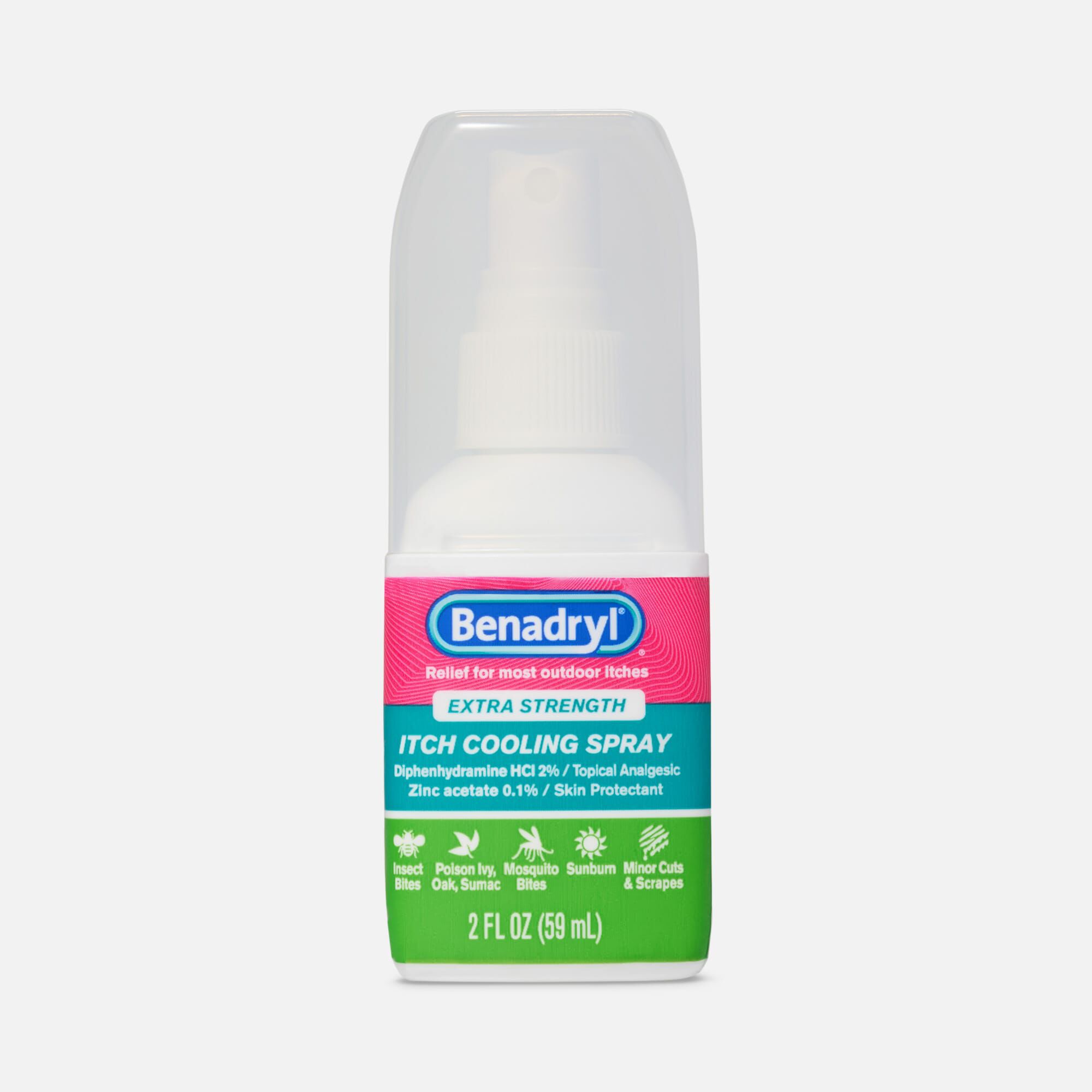 Benadryl® Extra Strength Itch Cooling Spray, 2 fl. oz., , large