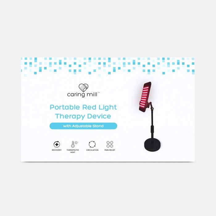 Caring Mill™ Portable Red Light Therapy Device With Adjustable Stand, , large