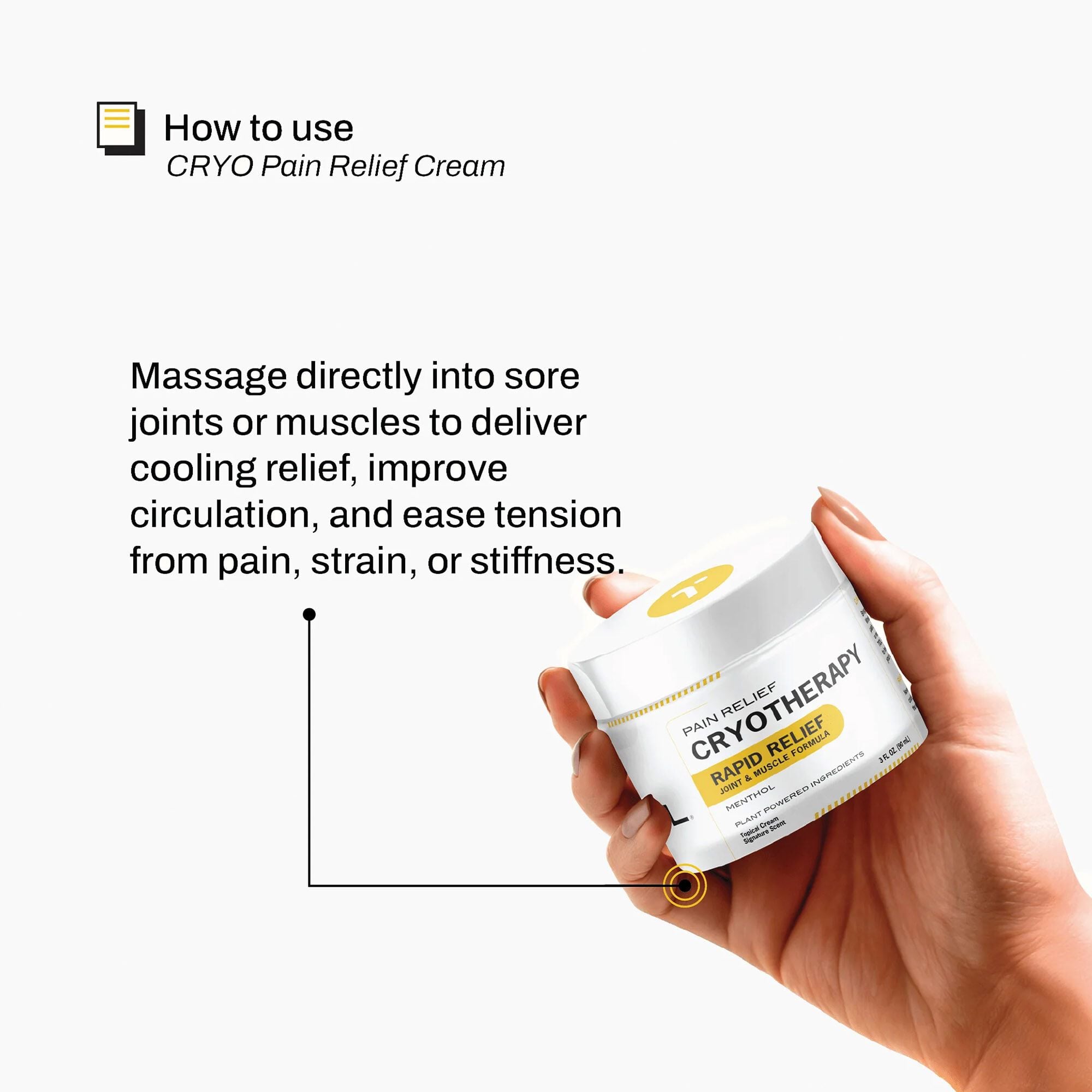 TIDL Sport Pain Relief Cryotherapy Topical Cream, 3 fl oz., , large