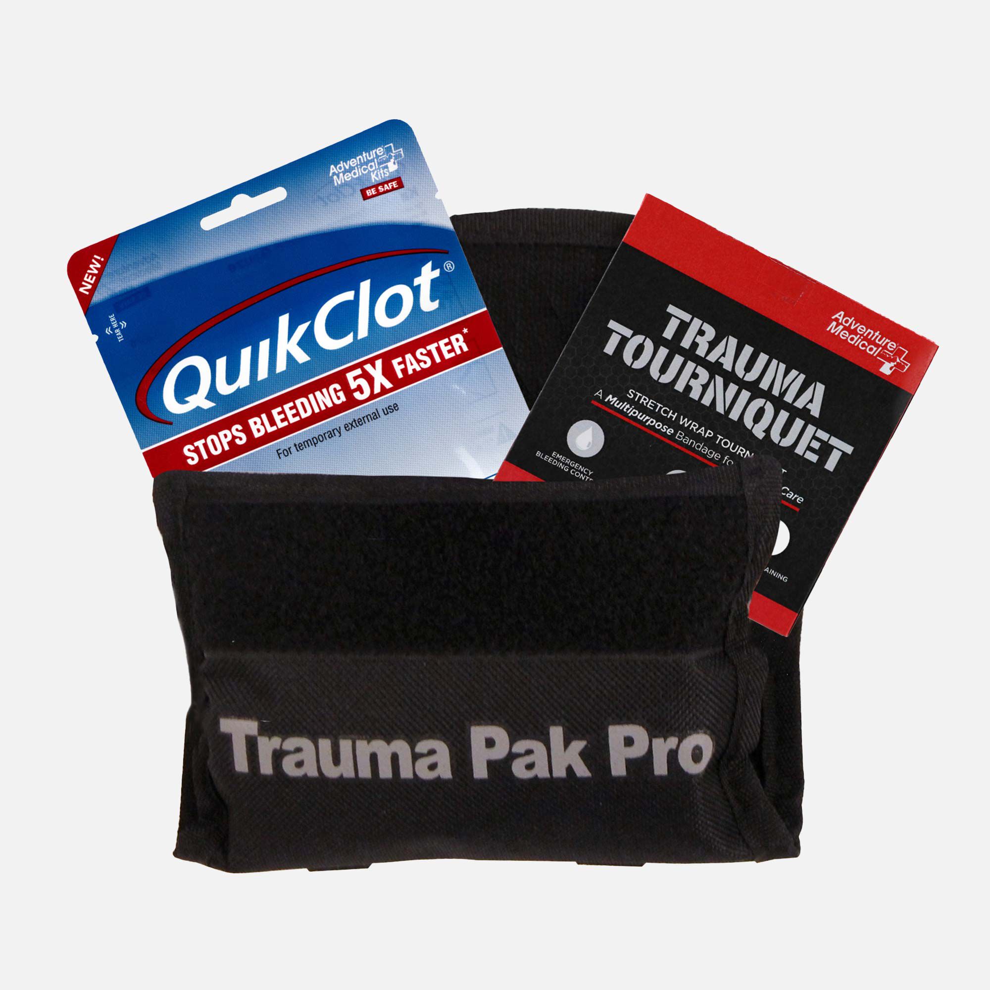 Adventure Medical Kits Trauma Pak Pro with QuikClot & Trauma Tourniquet, 6 pc.