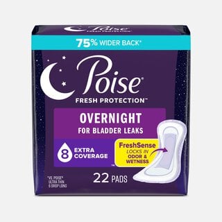 Poise Extra Coverage Pads, Fresh Protection, Long, 22 ct., , large