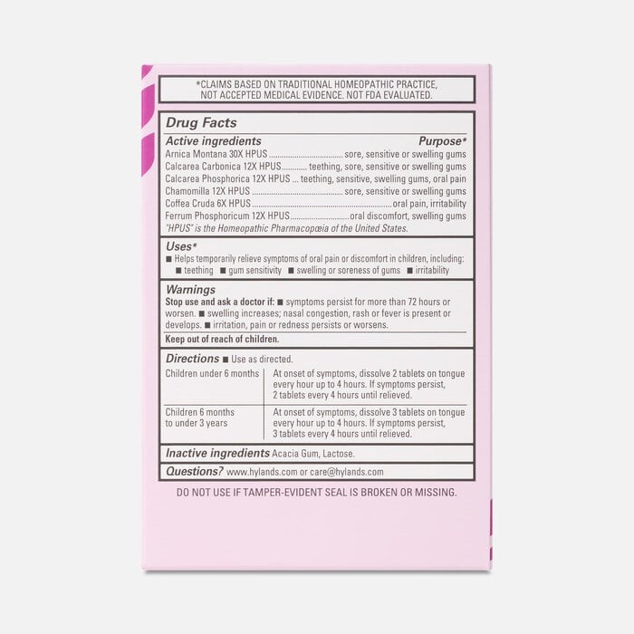 Hyland's Baby Oral Pain Relief Tablets, 125 ct., , large