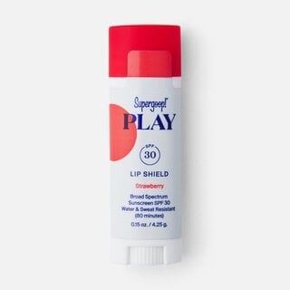 Supergoop! PLAY Lip Shield SPF 30 Strawberry, .15 oz.