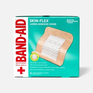 BAND-AID® Skin-Flex Large Adhesive Cover Bandages, 6 ct., , large