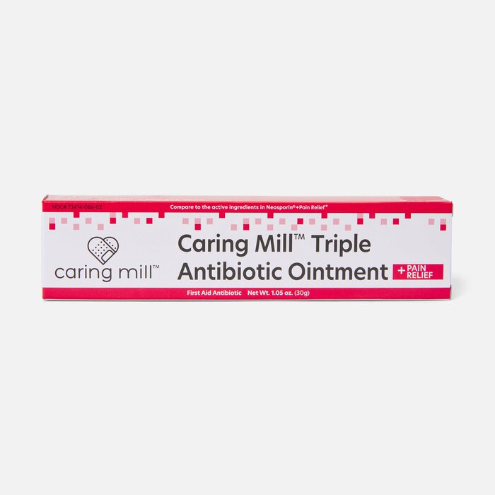 Caring Mill™ 3x Antibiotic Ointment Plus Pain Relief 1 oz., , large