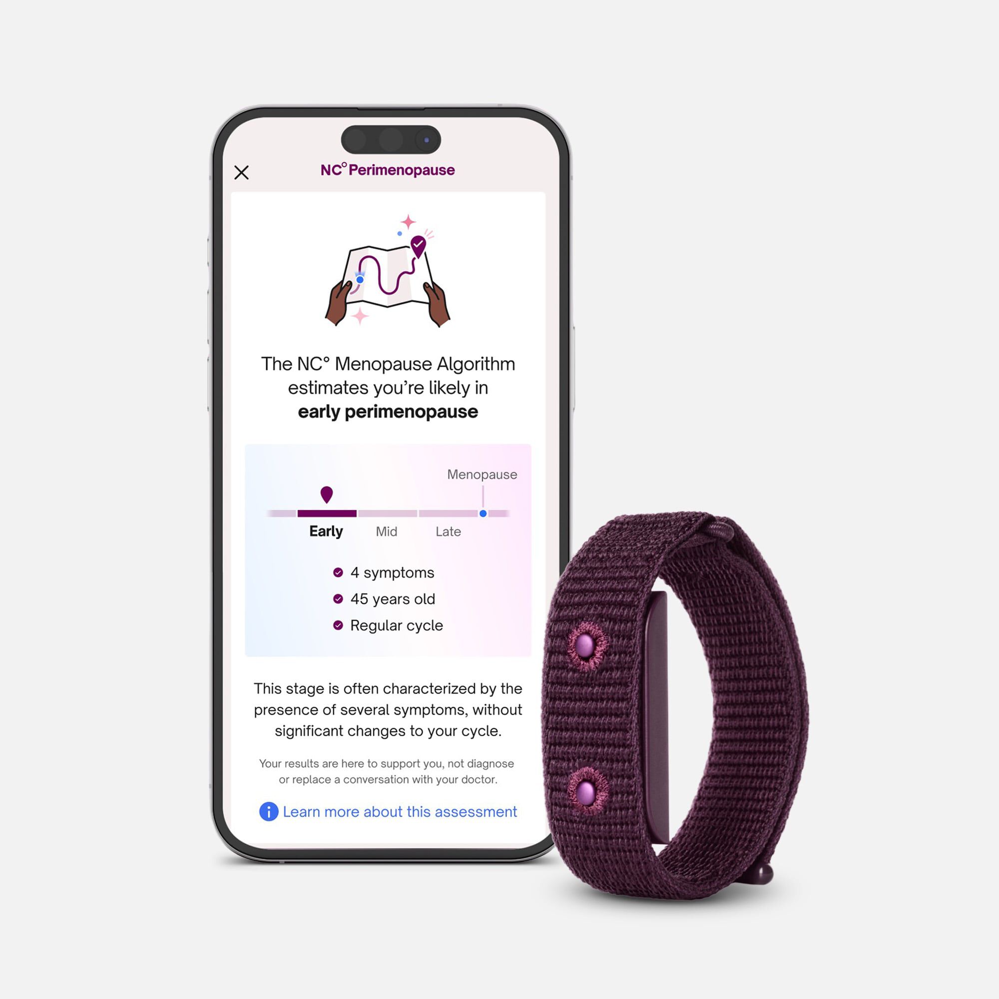 Natural Cycles° NC° Perimenopause and NC° Band with 12-month App Subscription, , large