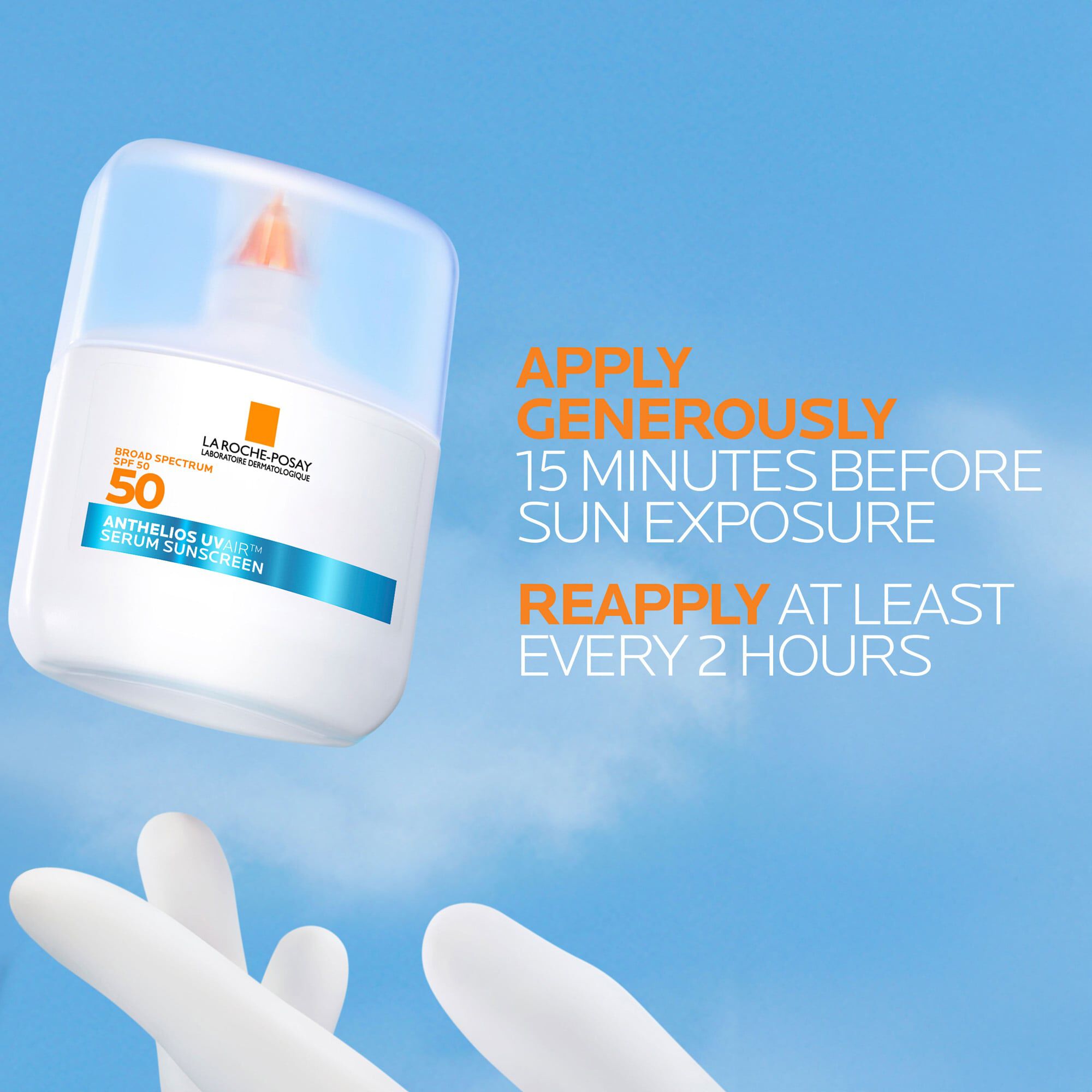 La Roche-Posay Anthelios UV Air SPF 50 Sunscreen, 1.75 fl. oz., , large