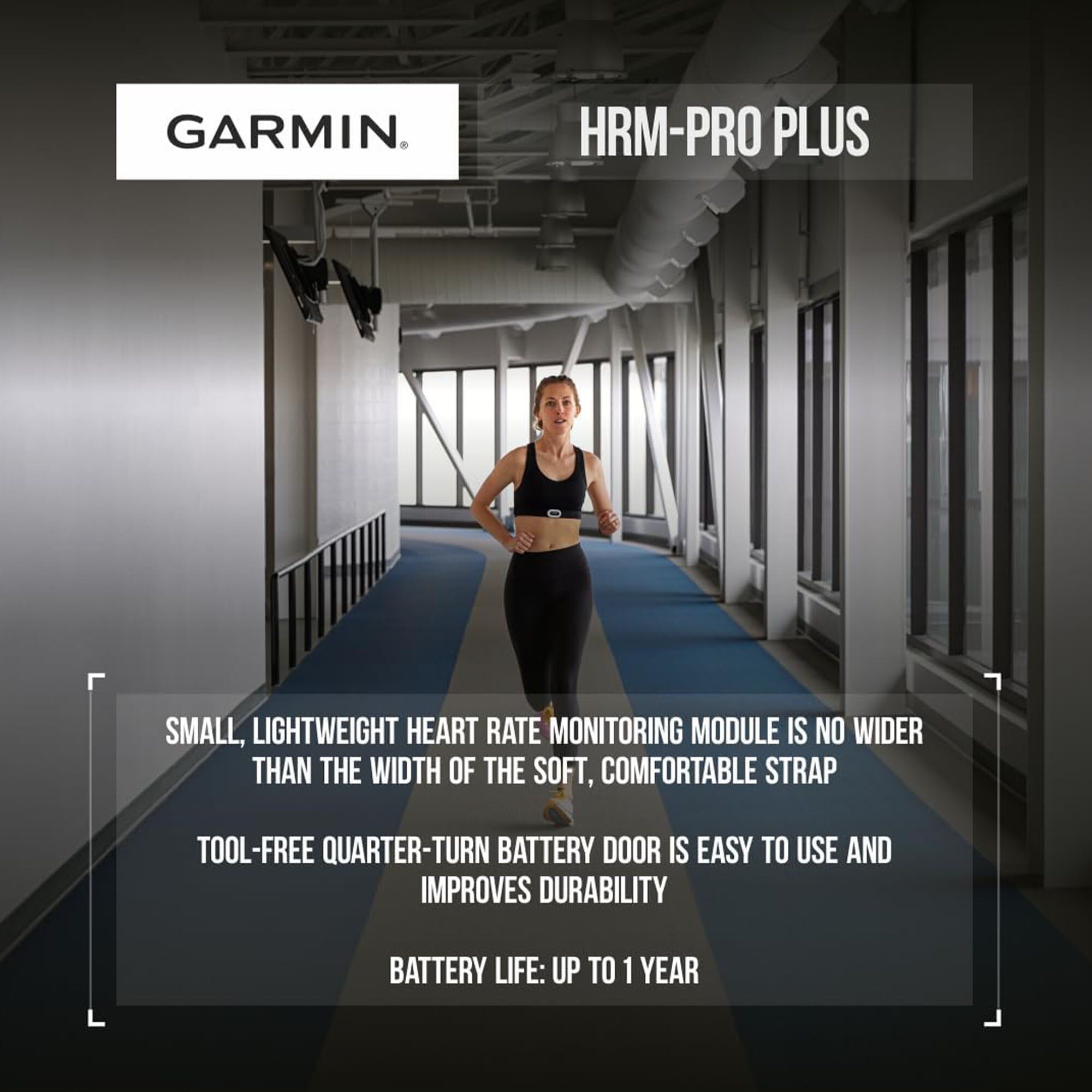 Garmin HRM-Pro Plus Chest Strap Heart Rate Monitor, , large