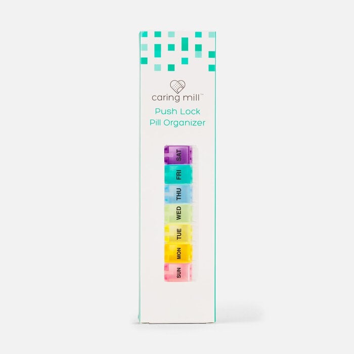 Caring Mill™ 7 Day Push Lock Organizer, , large