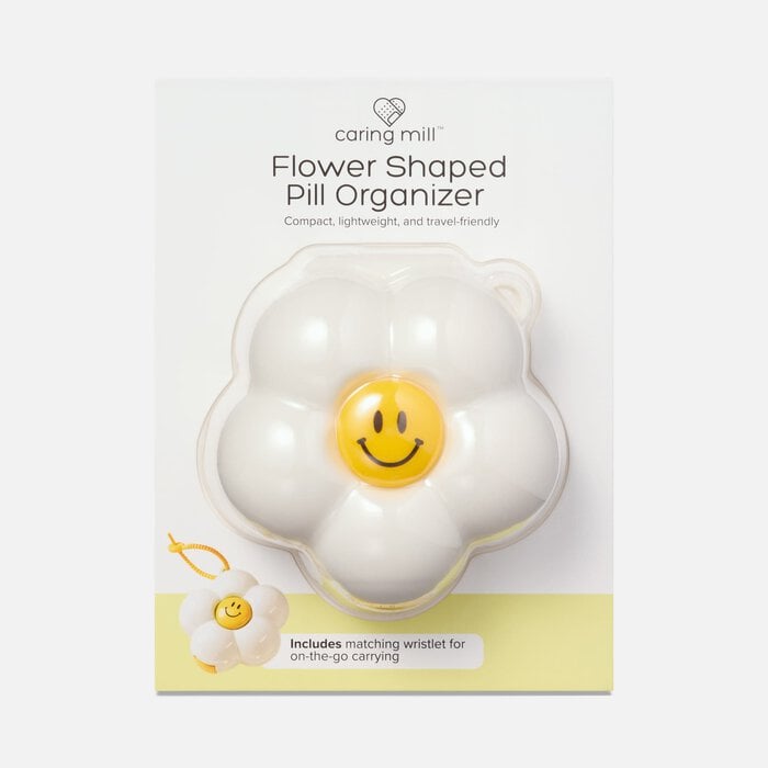 Caring Mill™ Pill Organizer, Flower Shaped, , large
