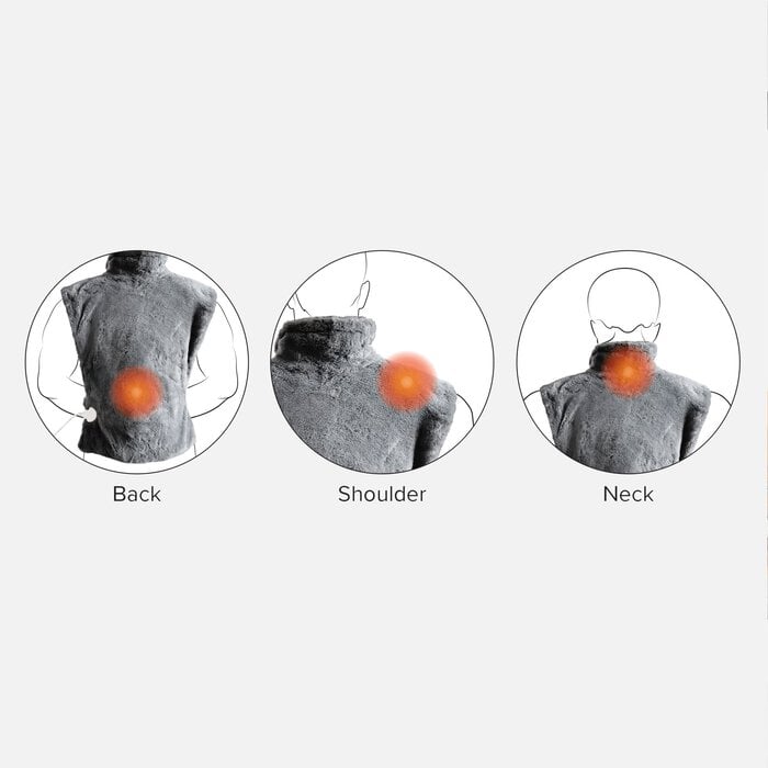 Caring Mill™ Weighted Heating Pad for Back Pain Relief, , large