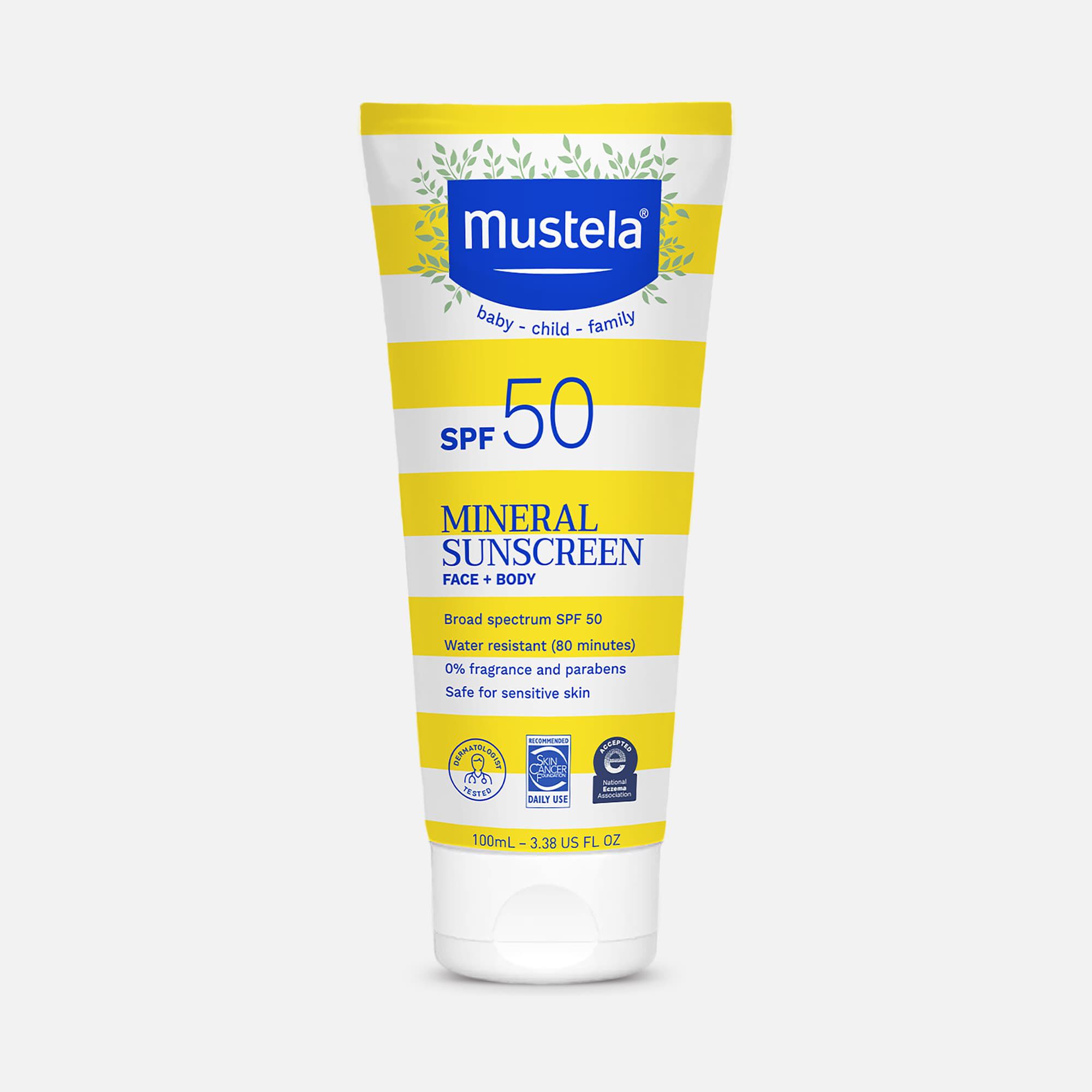 Mustela Mineral Sunscreen Lotion, SPF 50, 3.38 oz., , large