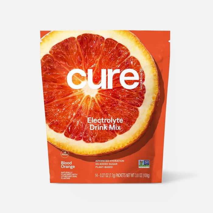 Cure Hydrating Electrolyte Drink Mix Pouches, 14 ct., , large