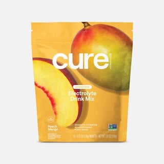Cure Hydrating Electrolyte Mix Pouch, Peach Mango, 14 ct.