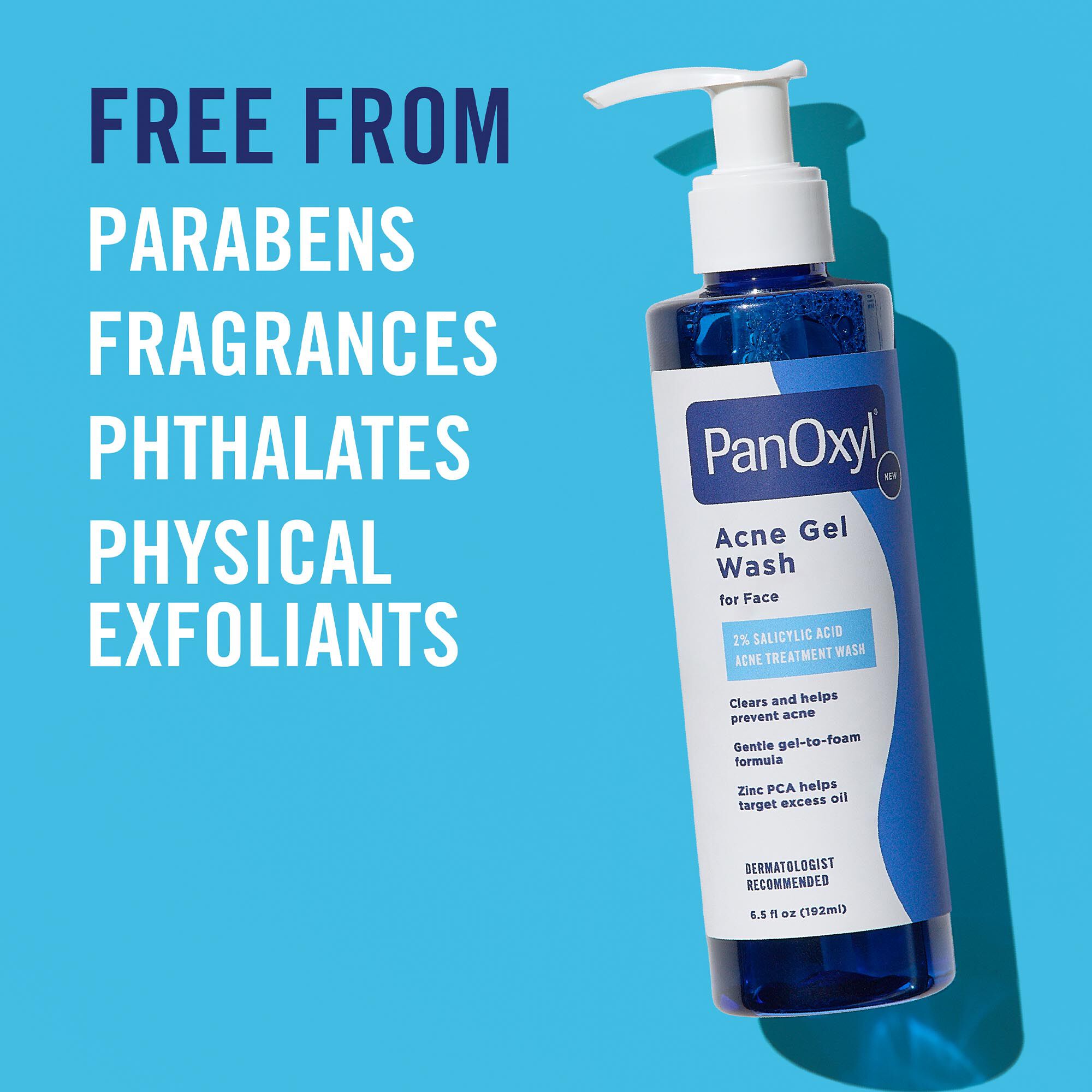 PanOxyl Acne Gel Wash 2% Salicylic Acid, 6.5 oz., , large