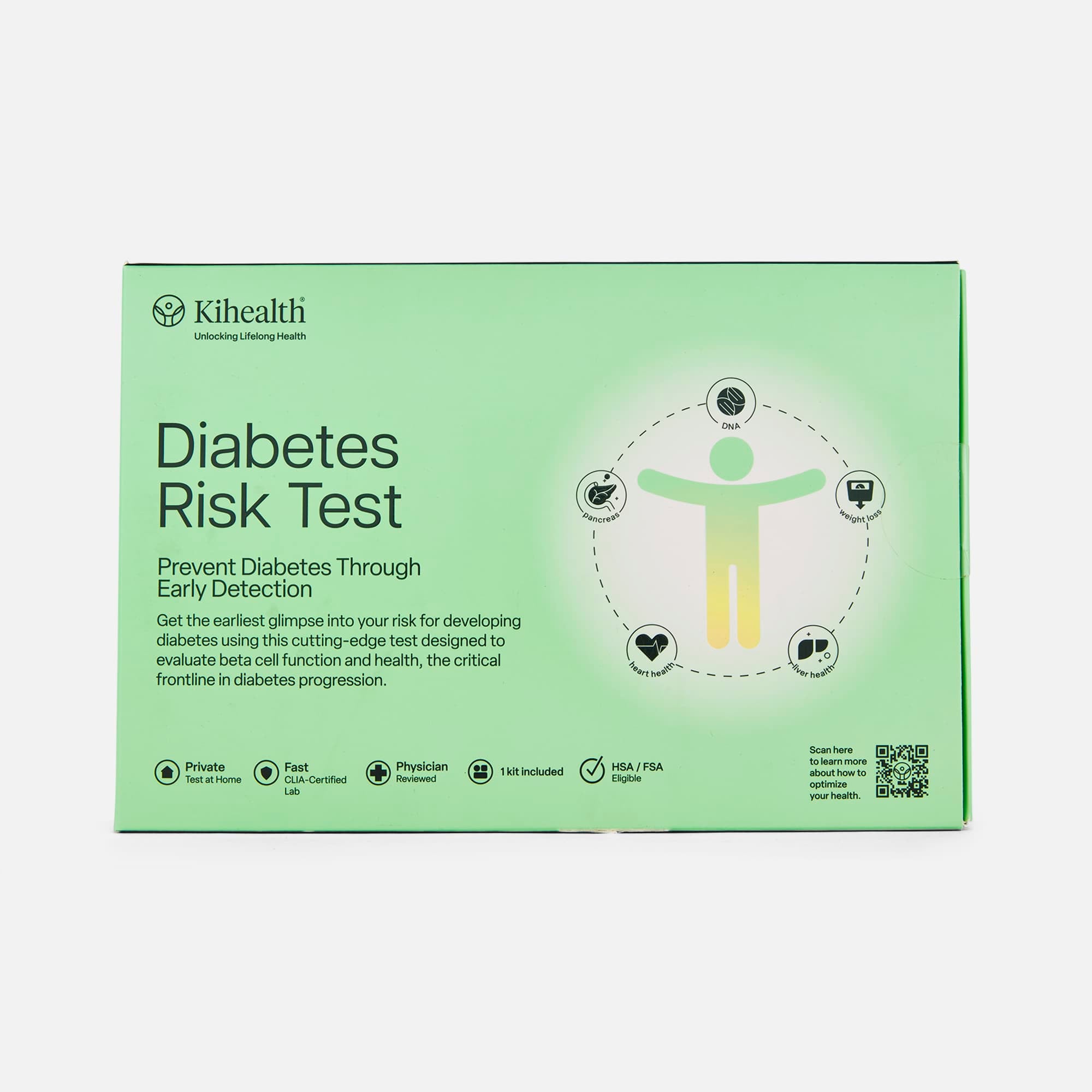 Kihealth Diabetes Risk Test - Earliest Detection Test for Diabetes, , large