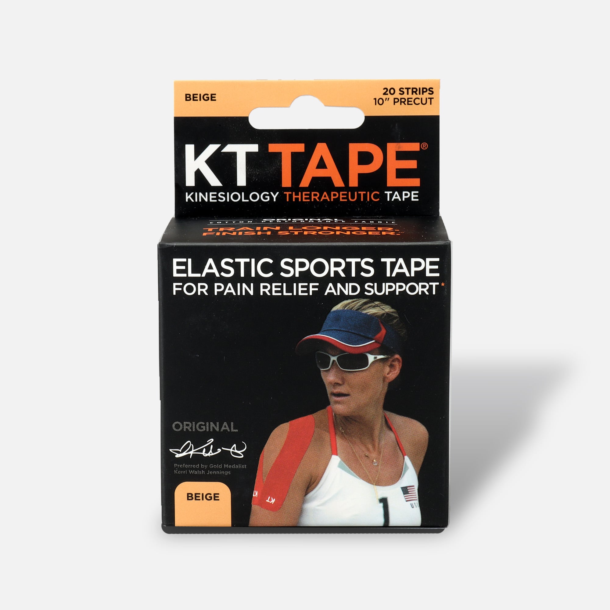 KT TAPE Original, Pre-cut, 20 Strip, Cotton, , large