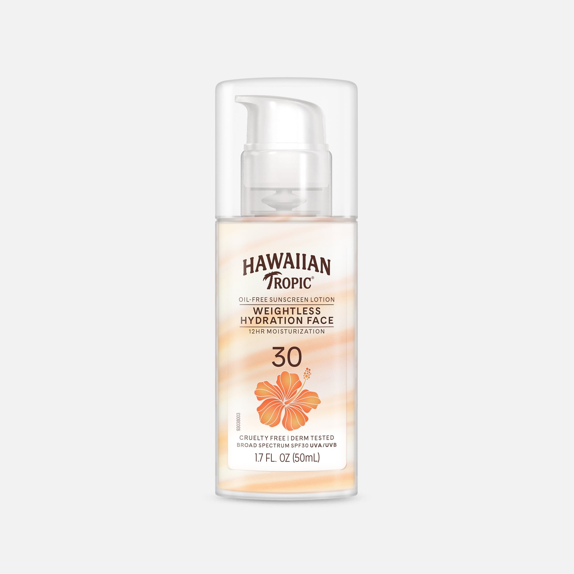 Hawaiian Tropic Silk Hydration Weightless Oil-Free Face Sunscreen SPF 30, 1.7 oz., , large