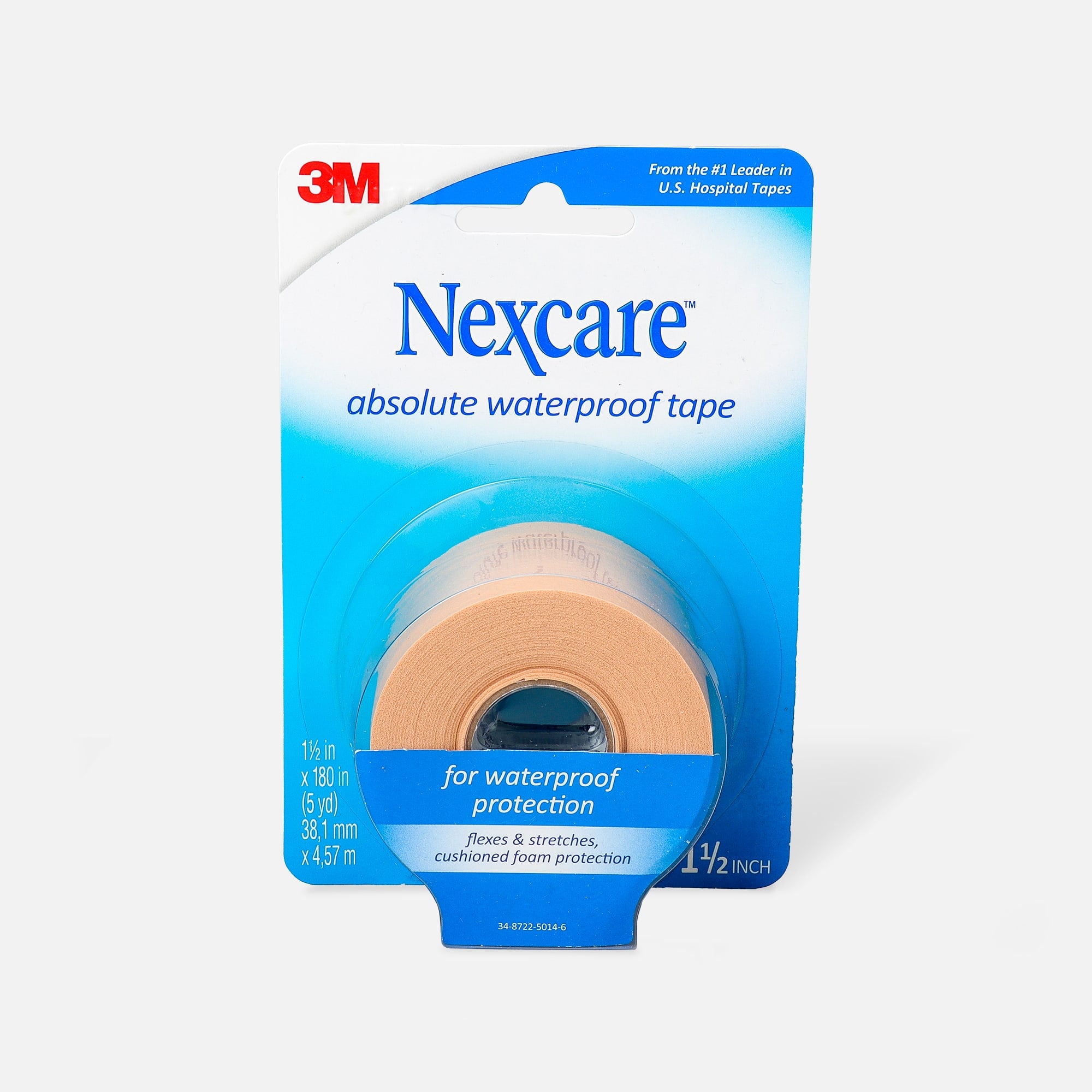 Nexcare Absolute Waterproof Tape, 1-1/2 x 5 yds., , large
