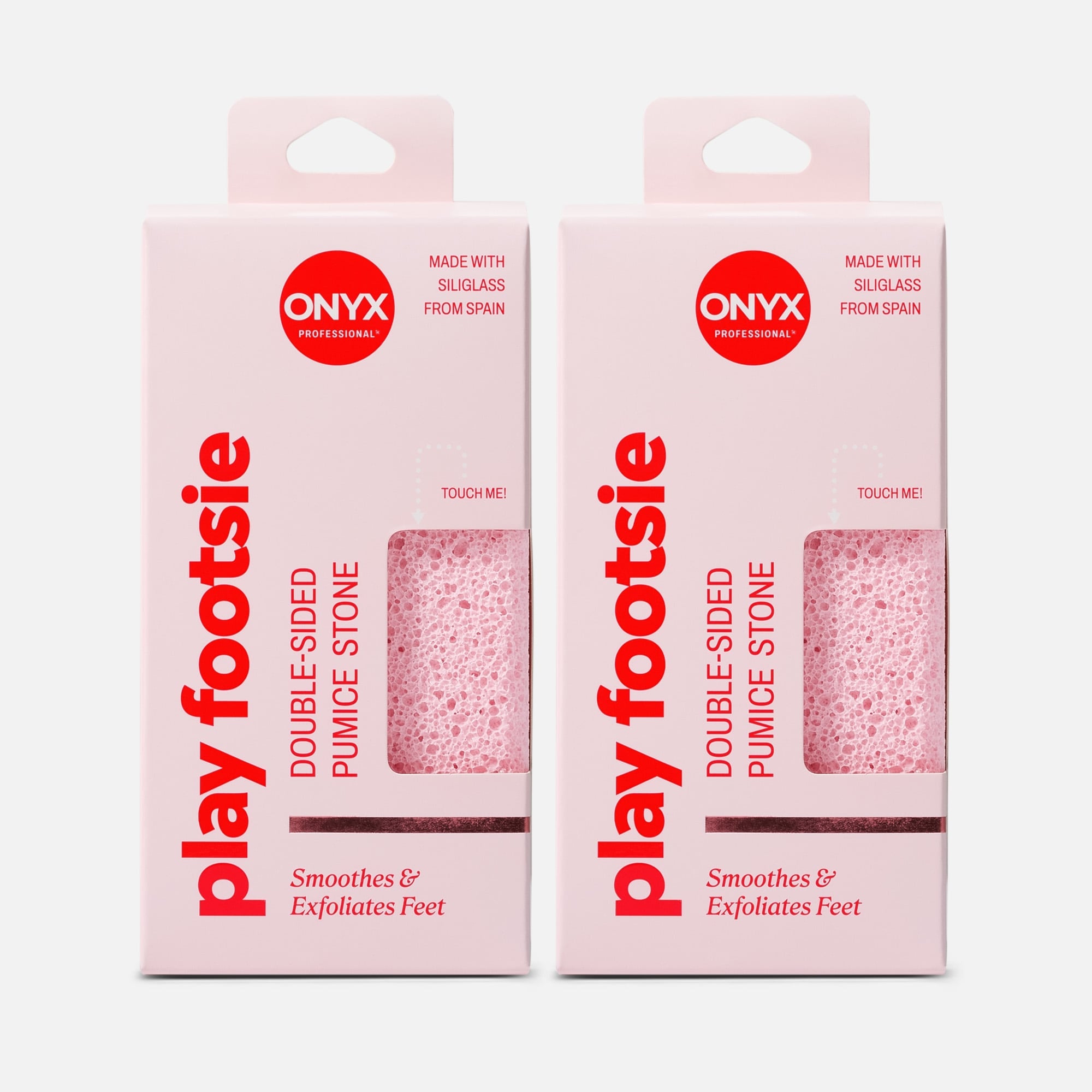ONYX Play Footsie Double-Sided Pumice Stone (2-Pack), , large