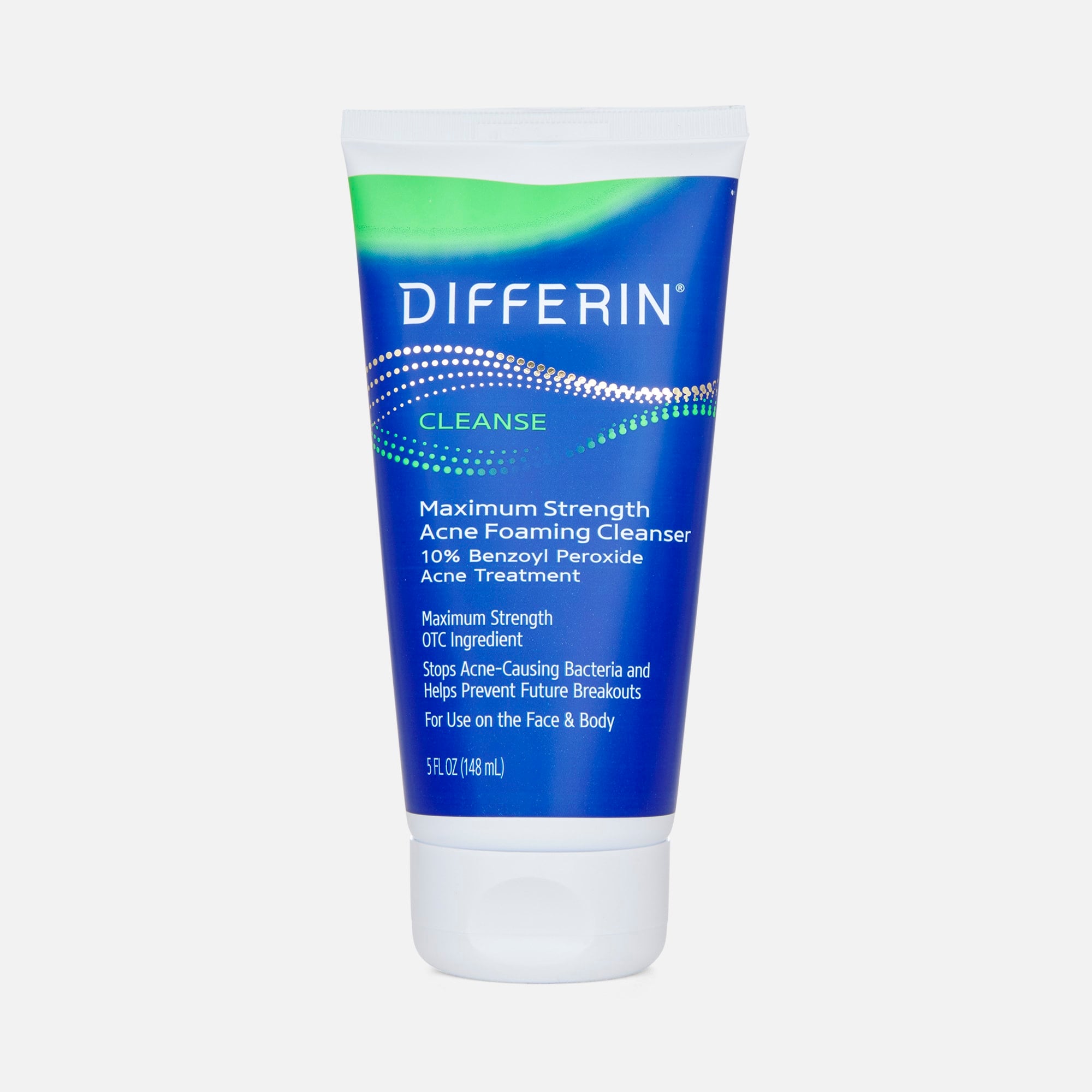 Differin Maximum Strength Acne Foaming Cleanser, 5 oz., , large