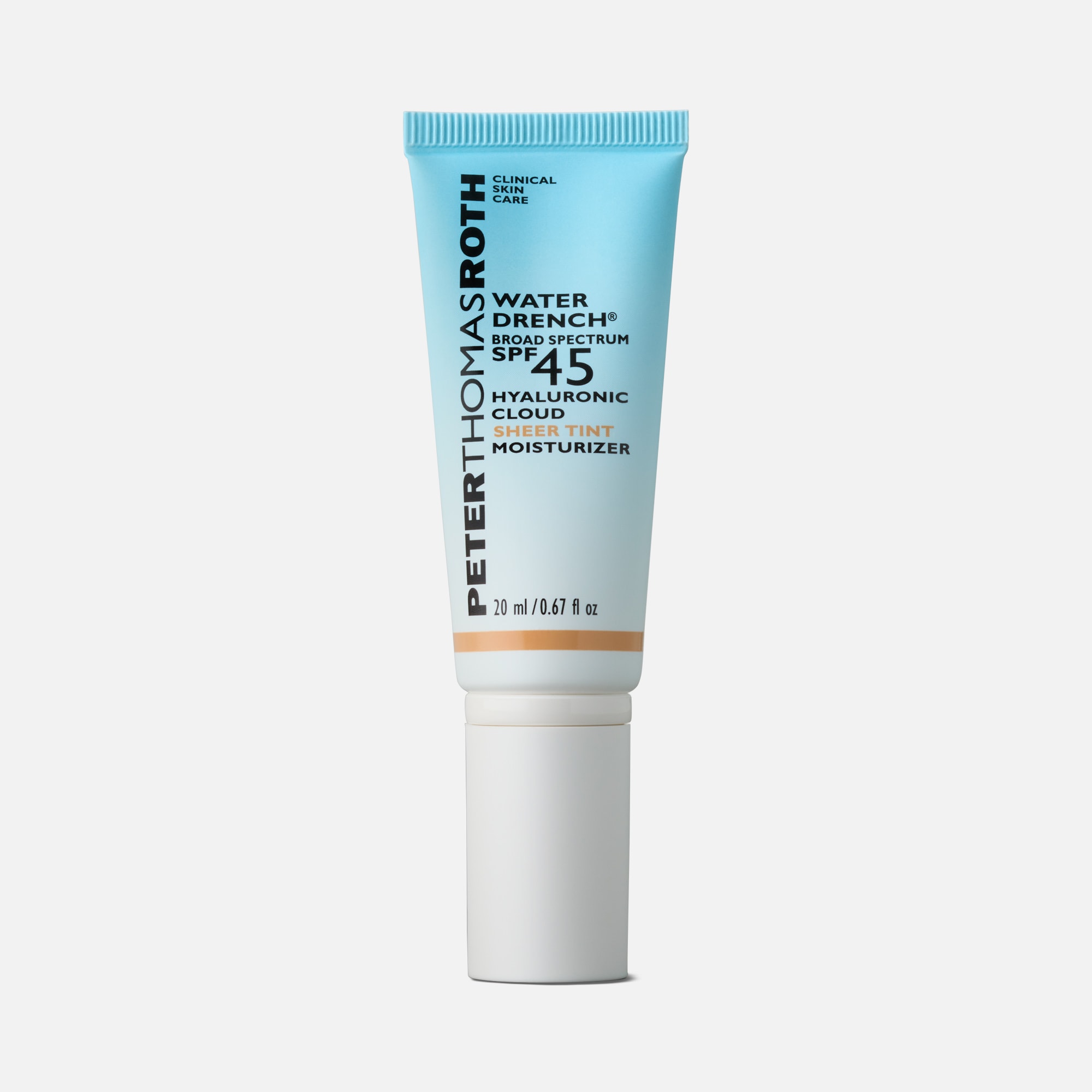 Peter Thomas Roth Water Drench Broad Spectrum SPF 45 Hyaluronic Sheer Tint Moisturizer, 20 ml, , large