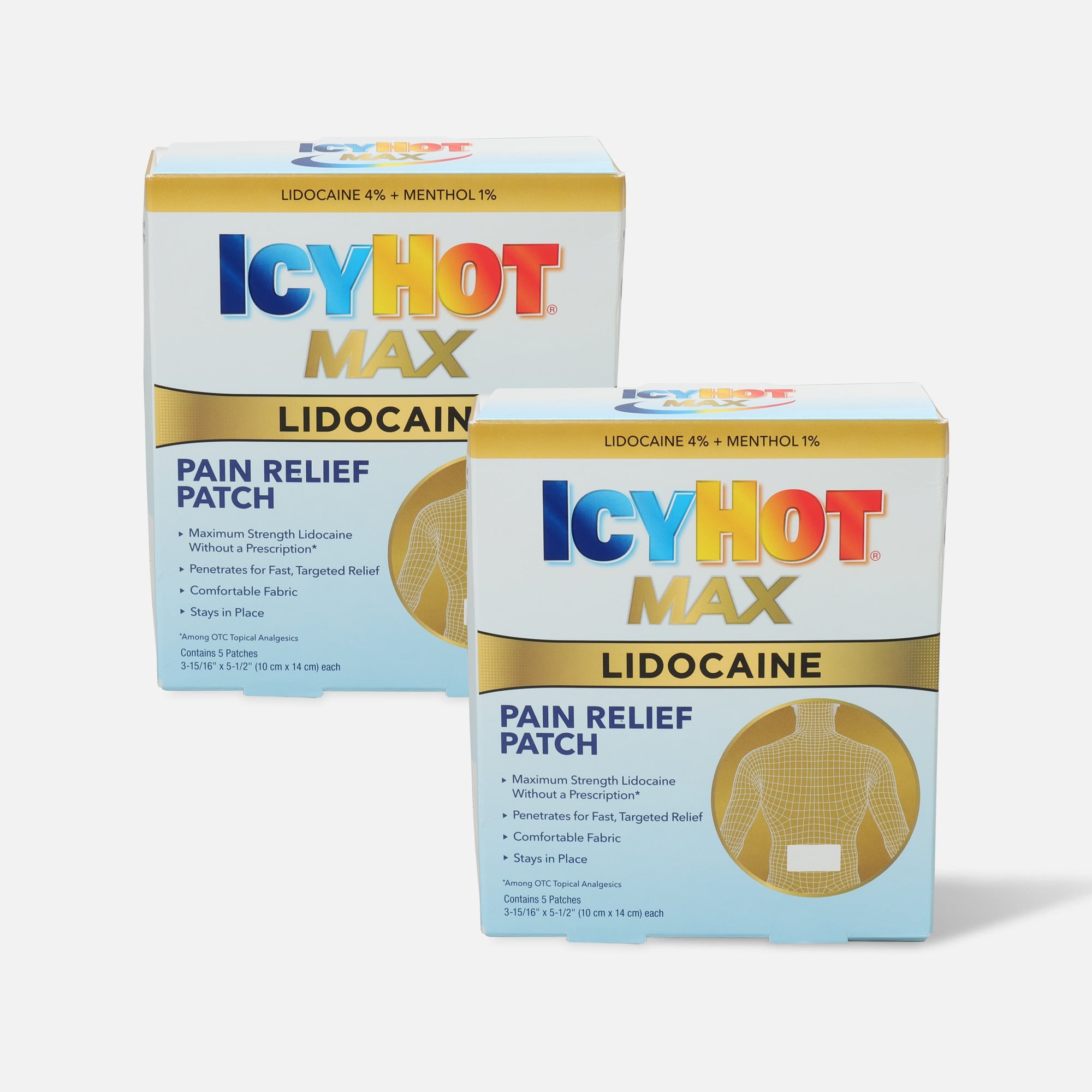 Icy Hot Patch with Lidocaine, 5 ct. (2-Pack), , large