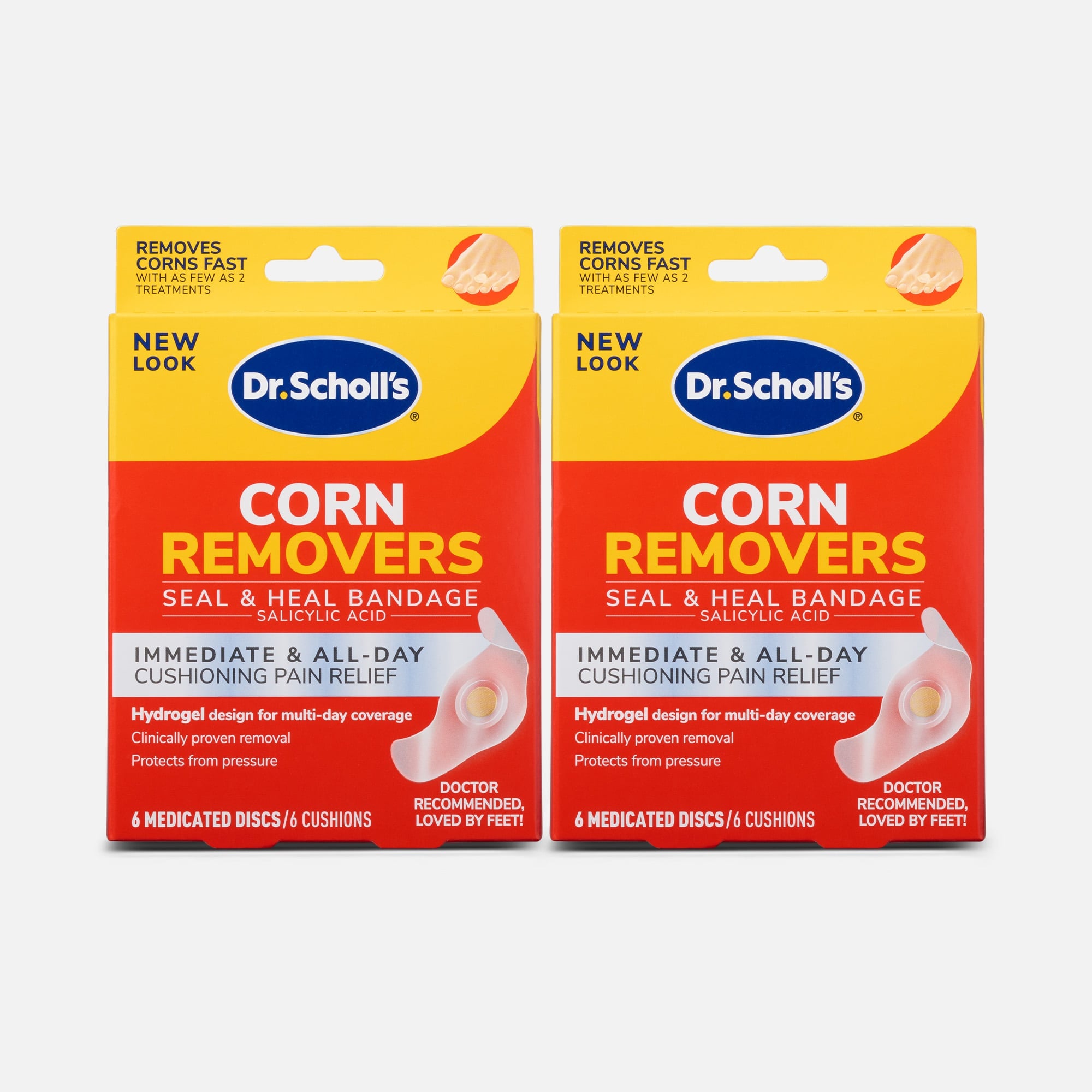 Dr. Scholl's Hydrogel Corn Removers With Seal And Heal Bandage, 6 ct.  (2-Pack), , large
