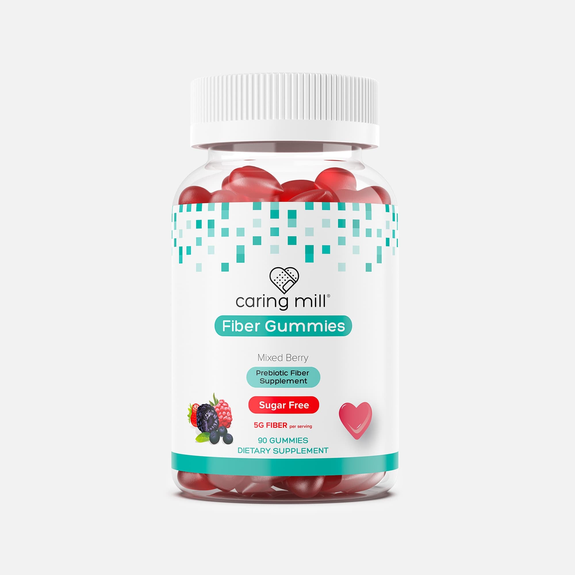 Caring Mill™ Fiber Gummy Vitamins, 90 ct., , large