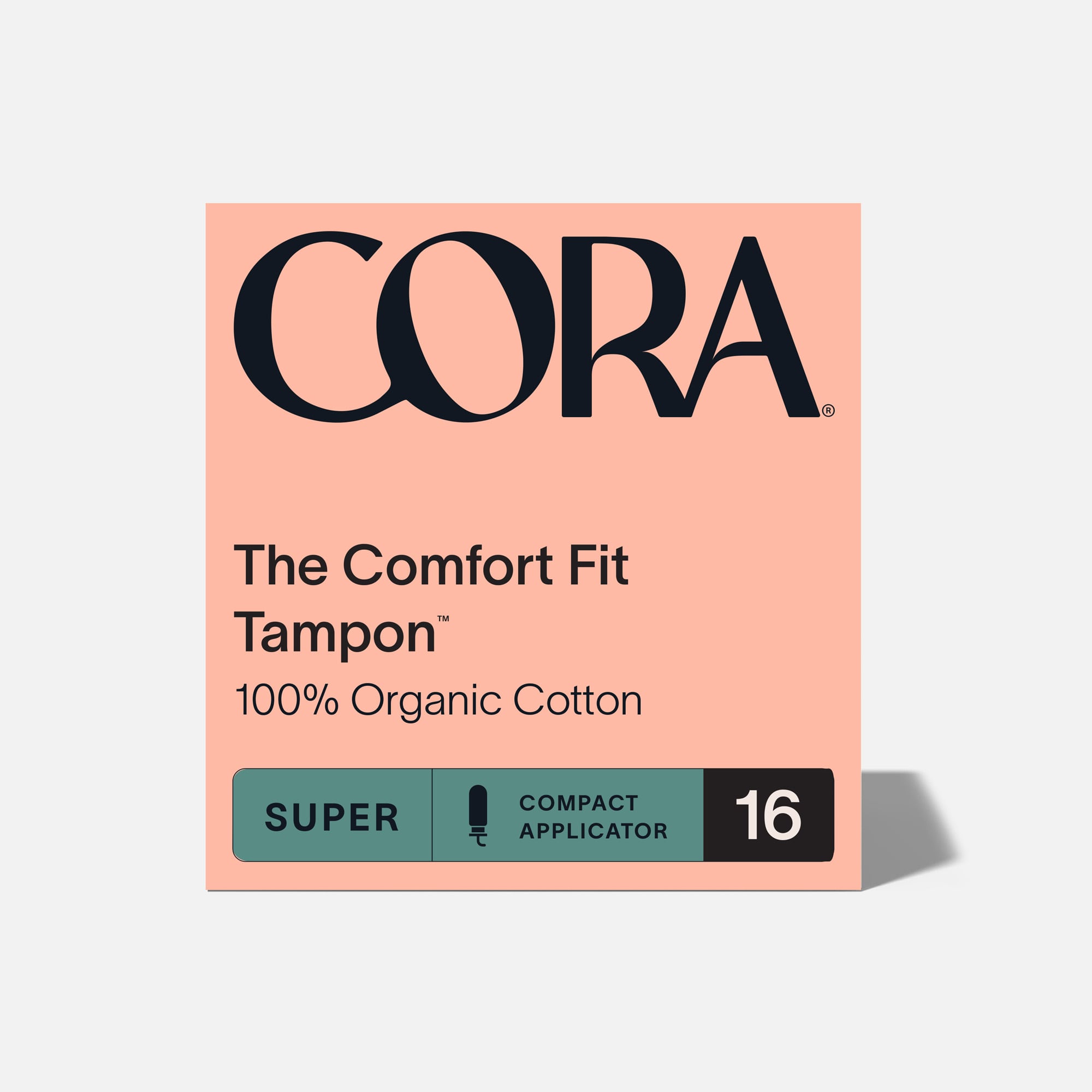 Cora Organic Cotton Applicator Tampons, , large