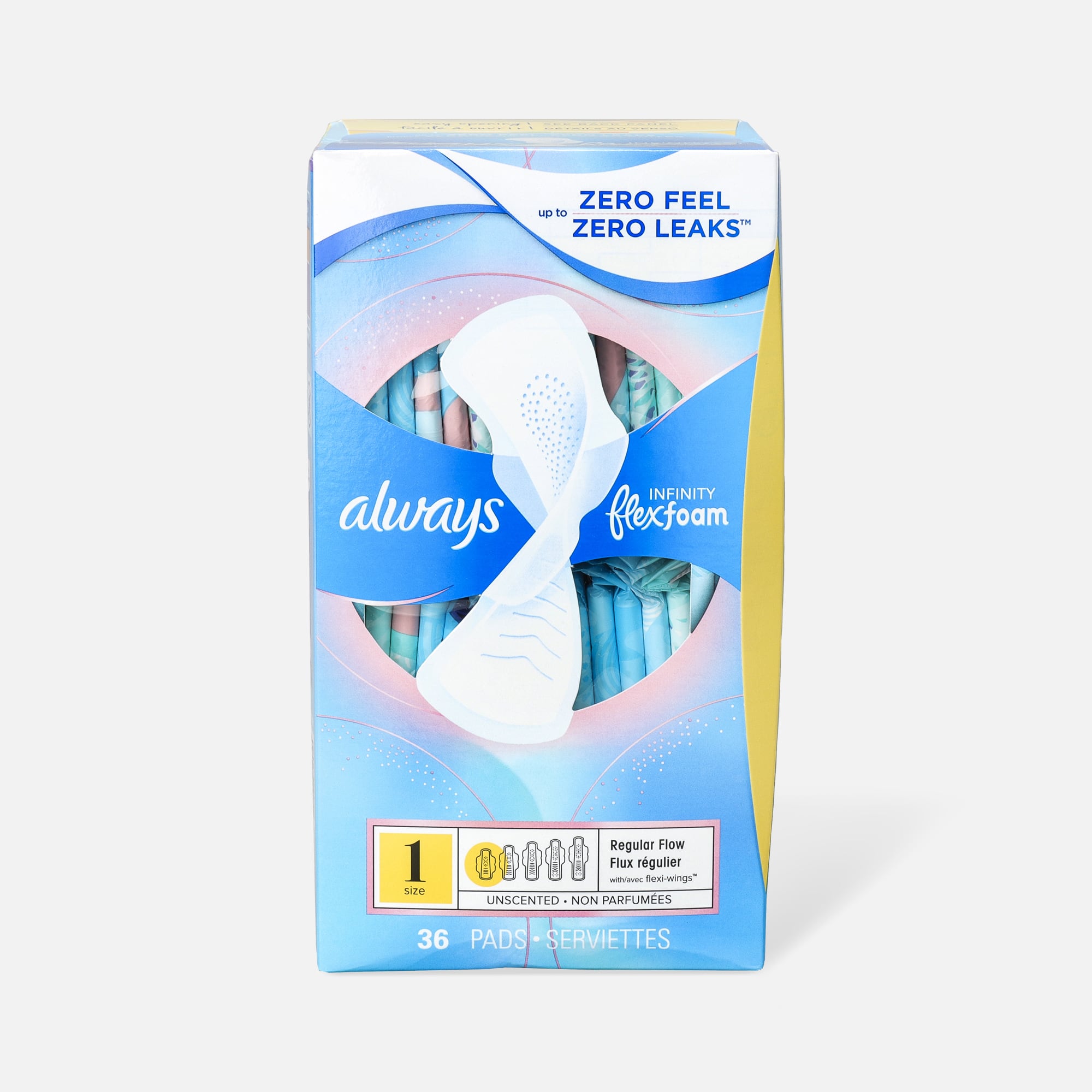 Always Infinity FlexFoam Pads with Wing, Unscented, , large